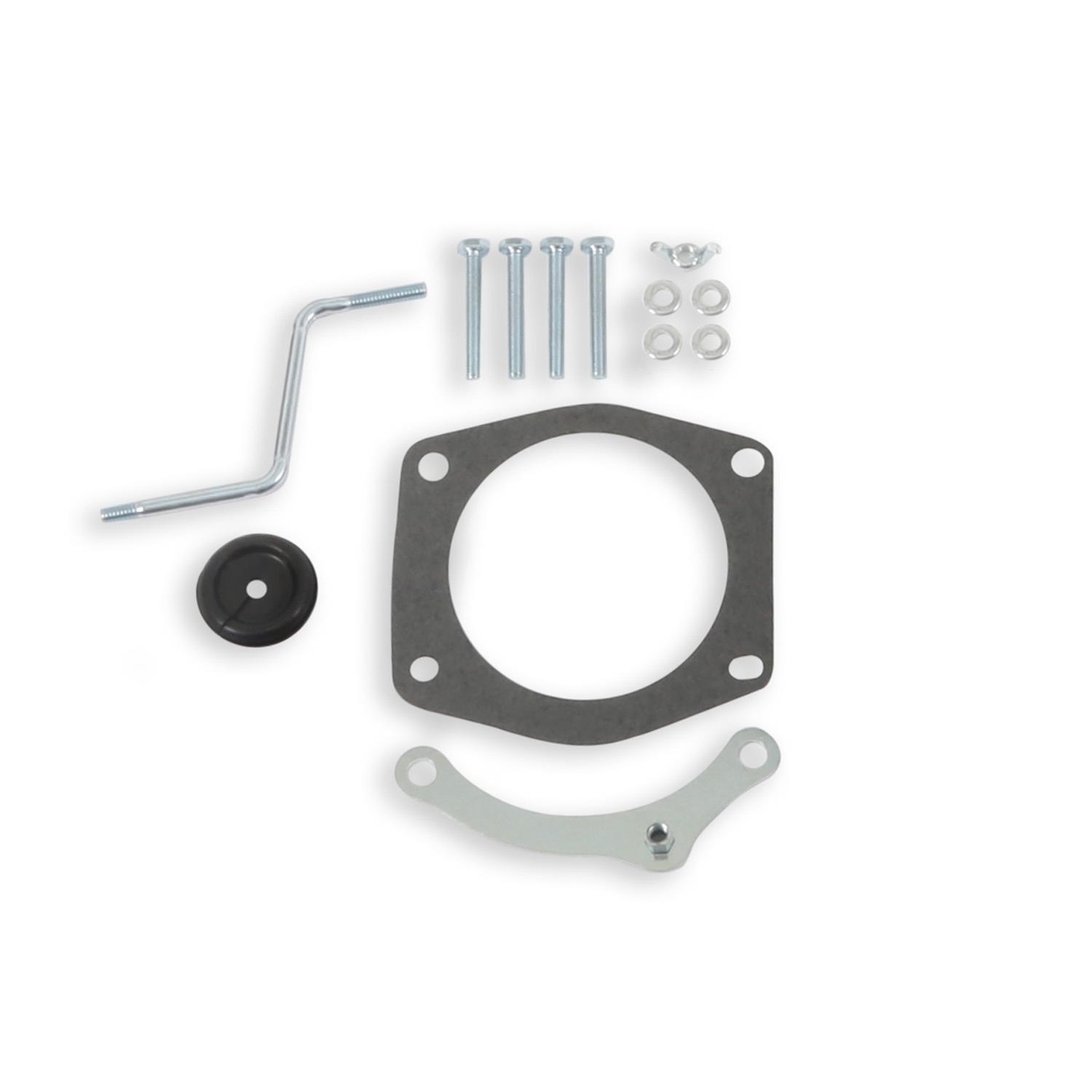 Holley RetroFilter Drive-By-Wire Air Cleaners 120-501 Cleaners, Retrofilter, Drive-By-Wire, 16 in. Round, Aluminum, Black, Cotton Gauze Filter, Red, GM LS 4-Bolt 92mm Throttle Body, Kit thumbnail 6