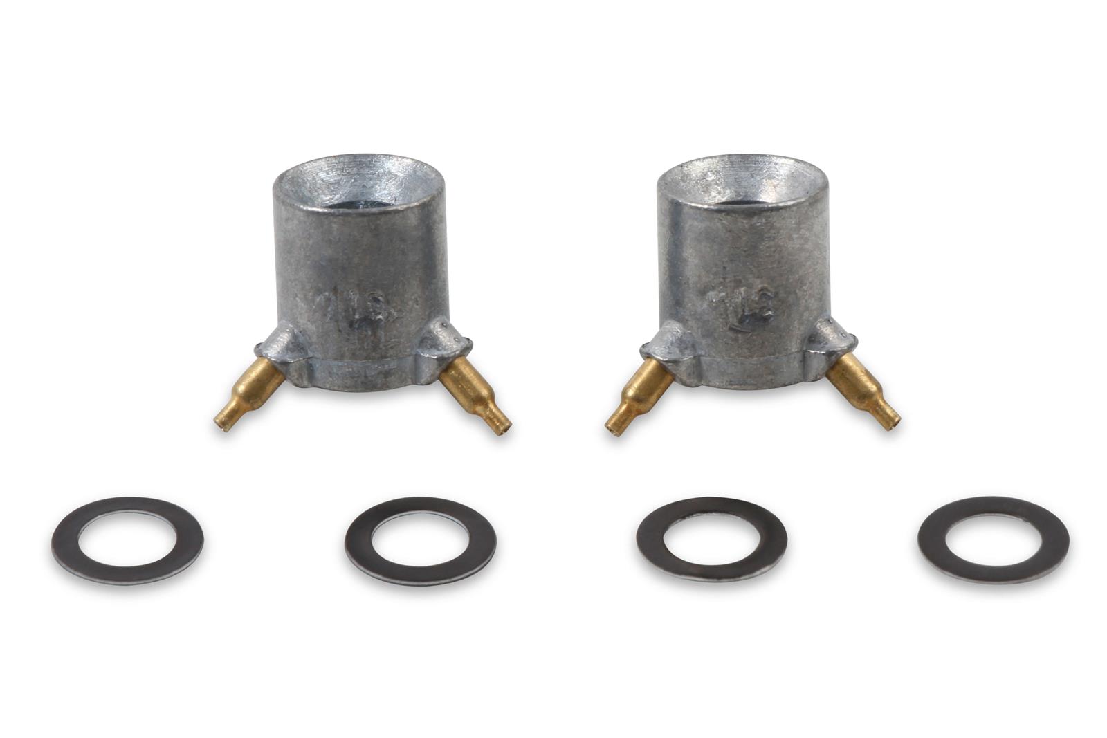 Holley Accelerator Pump Discharge Nozzles 121-37 Nozzles, Squirters, .037 in., Tube, Pair