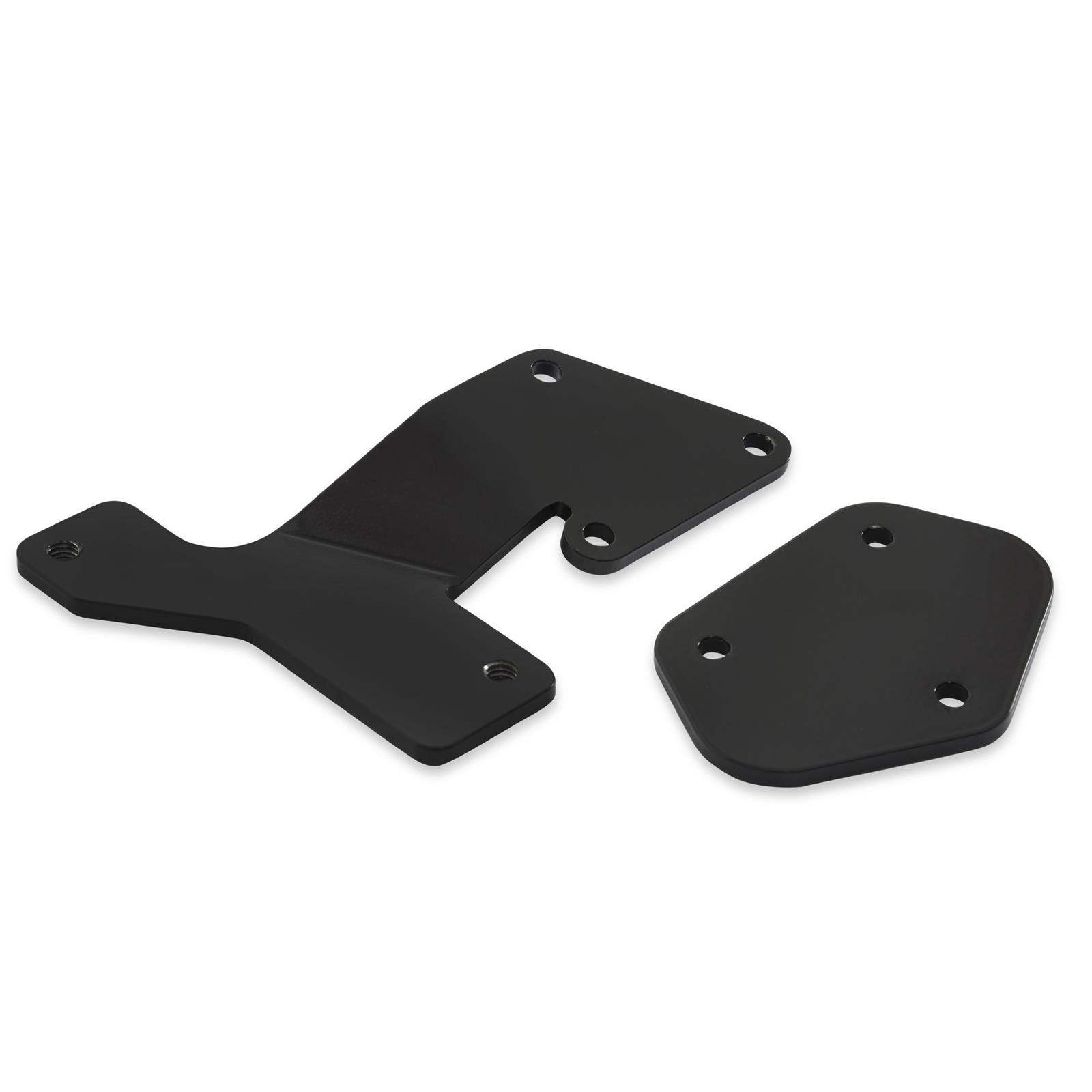 Holley Drive-By-Wire Accelerator Pedal Brackets 145-111 Brackets, Brackets, Steel, Black Powdercoated, Chevy, Pair thumbnail 4