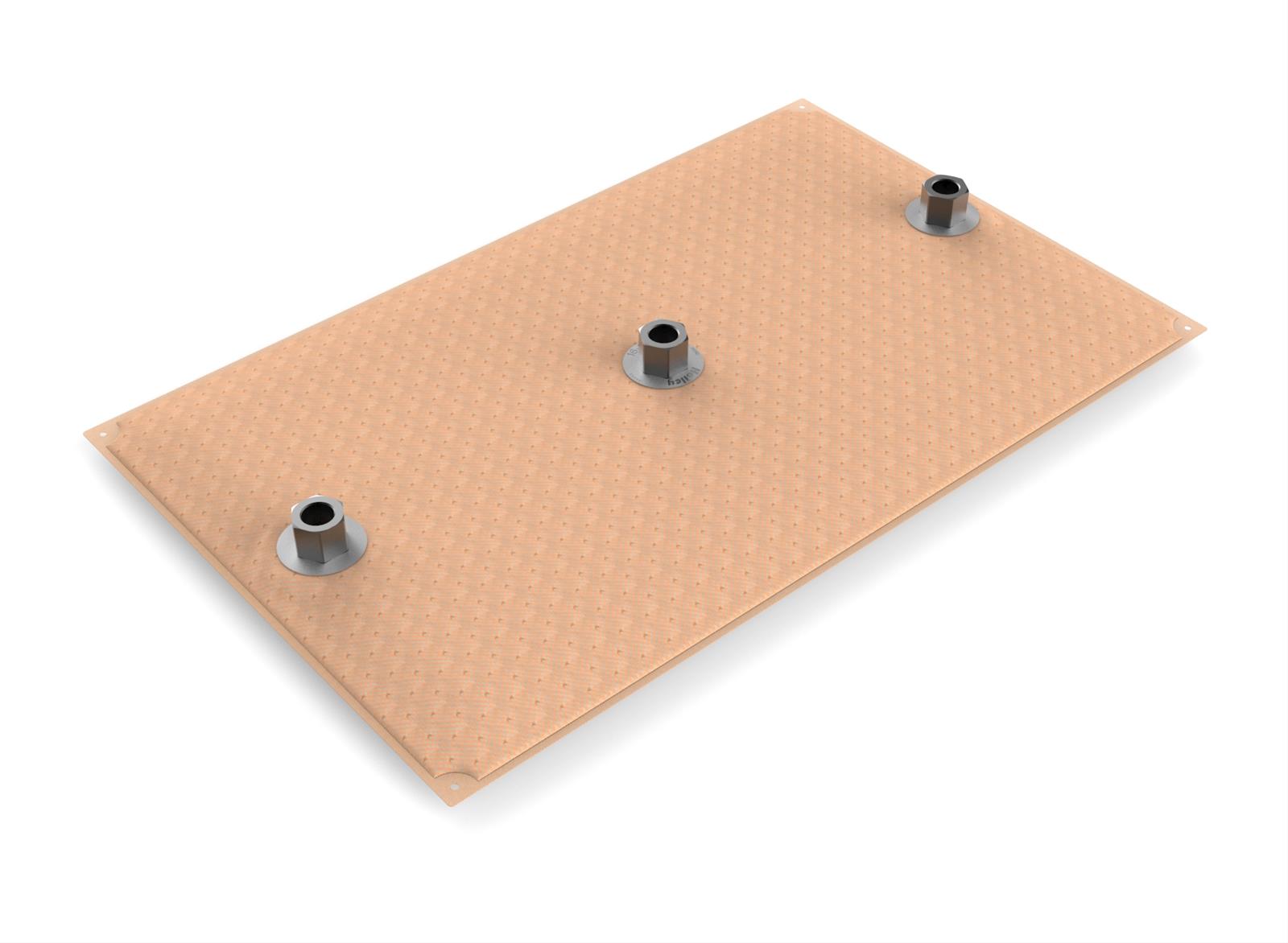 Holley HydraMat Fuel Pickups 16-109 Strainers, HydroMat, Pickup, Rectangle, Triple Outlet, 24.0 in. Long, 15.0 in. Wide, 1/2 in. NPT Fitting, E85 Compatible, Each thumbnail 2