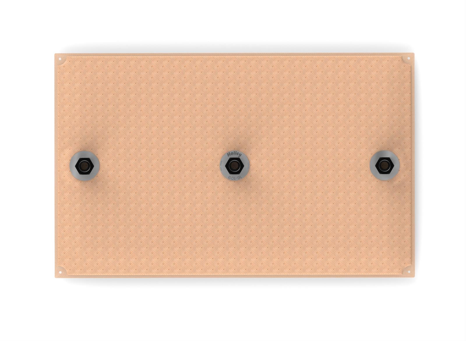 Holley HydraMat Fuel Pickups 16-109 Strainers, HydroMat, Pickup, Rectangle, Triple Outlet, 24.0 in. Long, 15.0 in. Wide, 1/2 in. NPT Fitting, E85 Compatible, Each