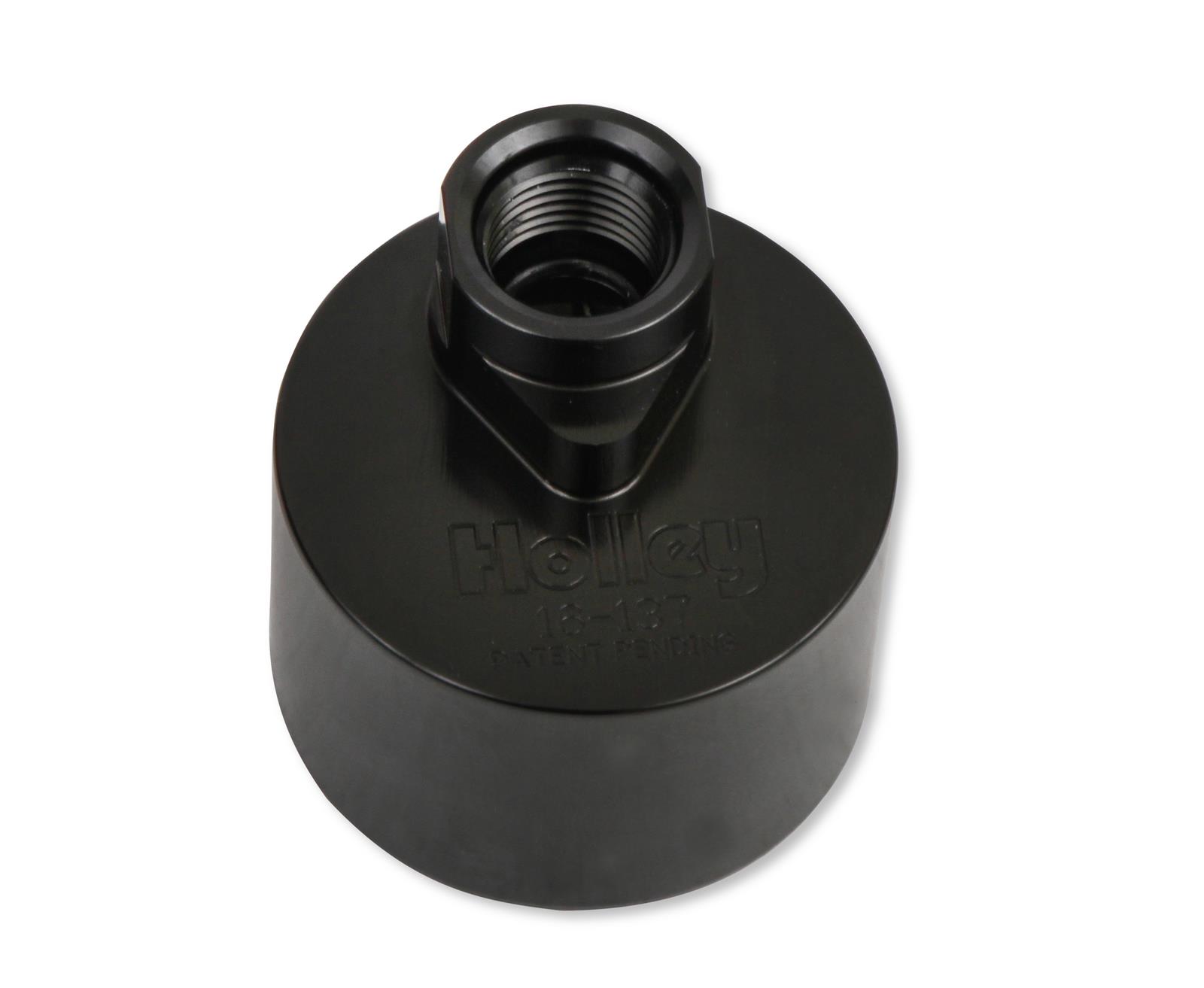 Holley HydraMat Fuel Pump Adapters 16-137 Components, HydroMat, Adapter, 255 LPH to -6 AN, Orb Port, O-ring Seal included, Each