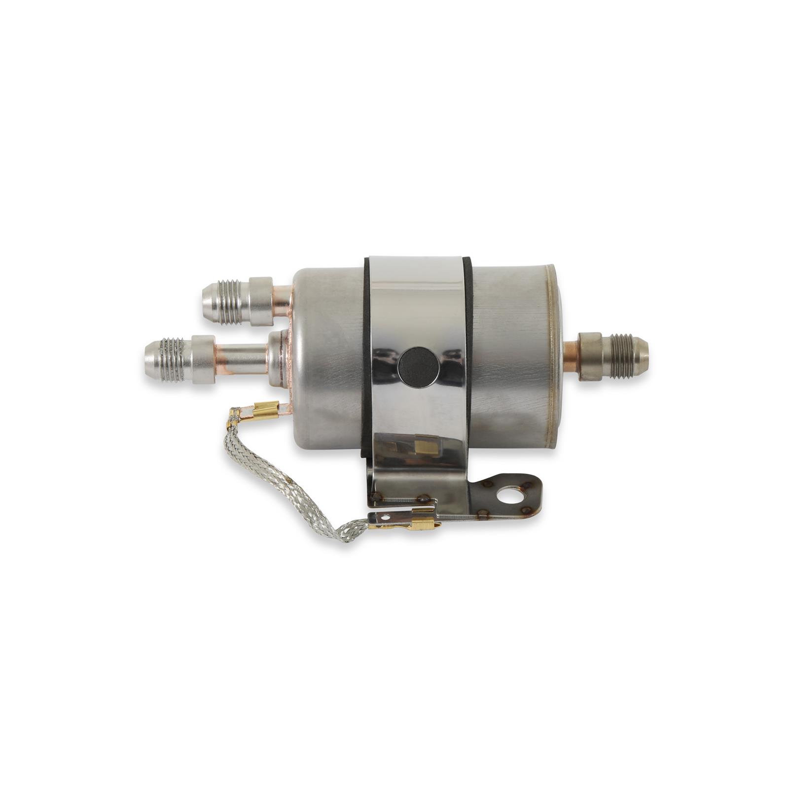 Holley EFI GM-Style Fuel Filter Regulators 162-591 Pressure Regulators, GM EFI, Inline, Steel Body, -6 AN Inlet/Dual Outlet, Male Threads, 5 micron, Paper Filter, Each