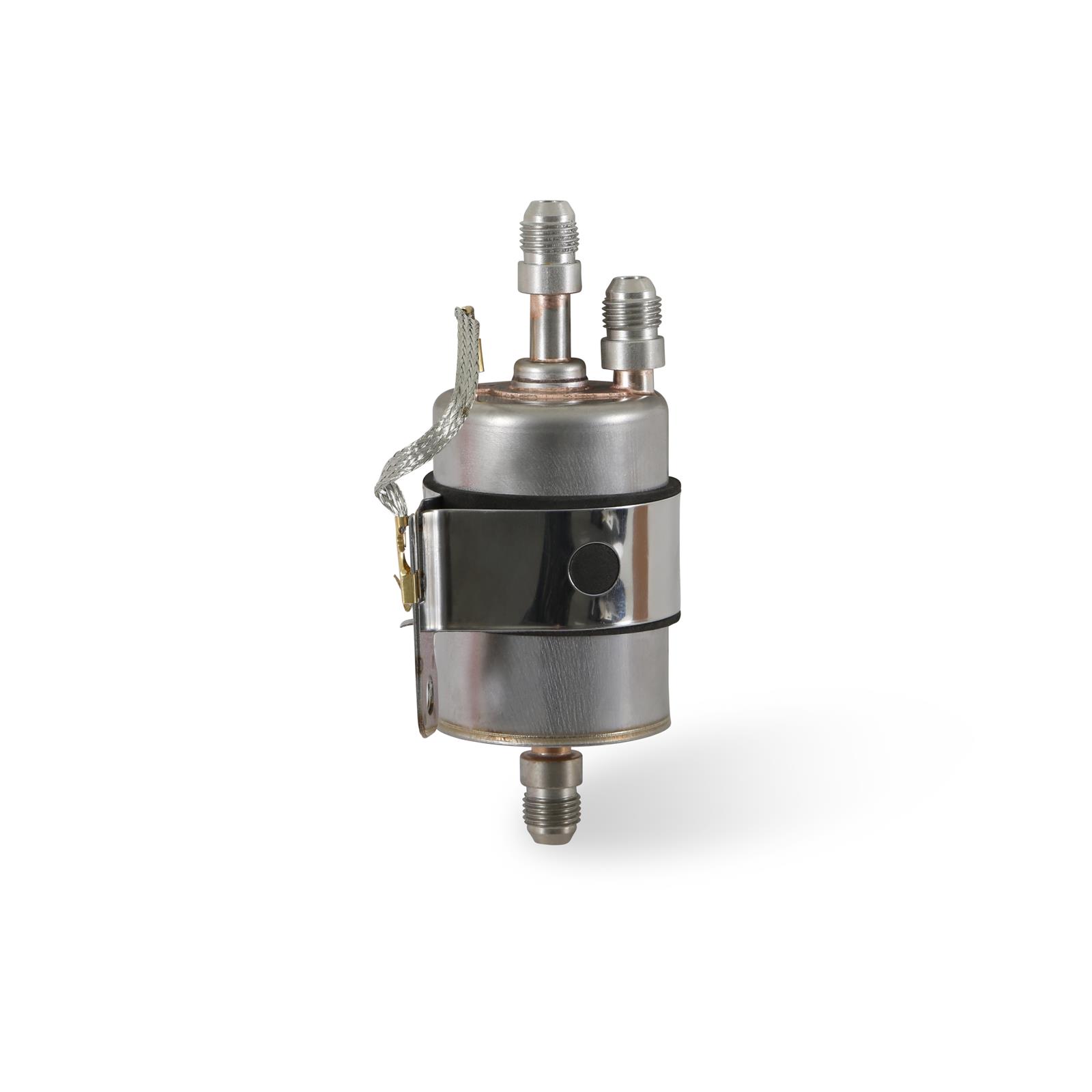 Holley EFI GM-Style Fuel Filter Regulators 162-591 Pressure Regulators, GM EFI, Inline, Steel Body, -6 AN Inlet/Dual Outlet, Male Threads, 5 micron, Paper Filter, Each thumbnail 2