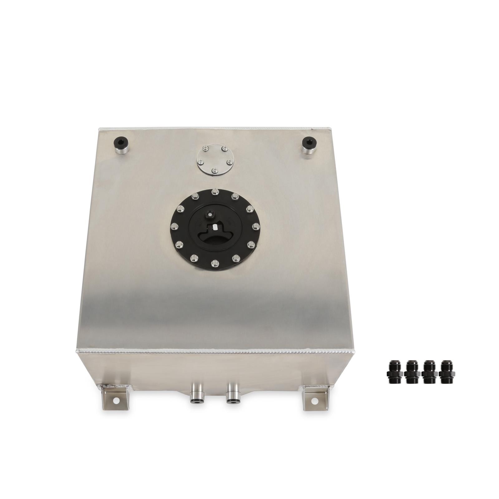 Holley Fuel Cells 19-212 Cells, Aluminum, 10 Gallon, Rear Sump, 17 in. Long, 17 in. Wide, 9 in. Tall, -10 AN, ORB Ports, Anti-Slosh Foam, 0-90 ohm, Sending Unit, Each thumbnail 3