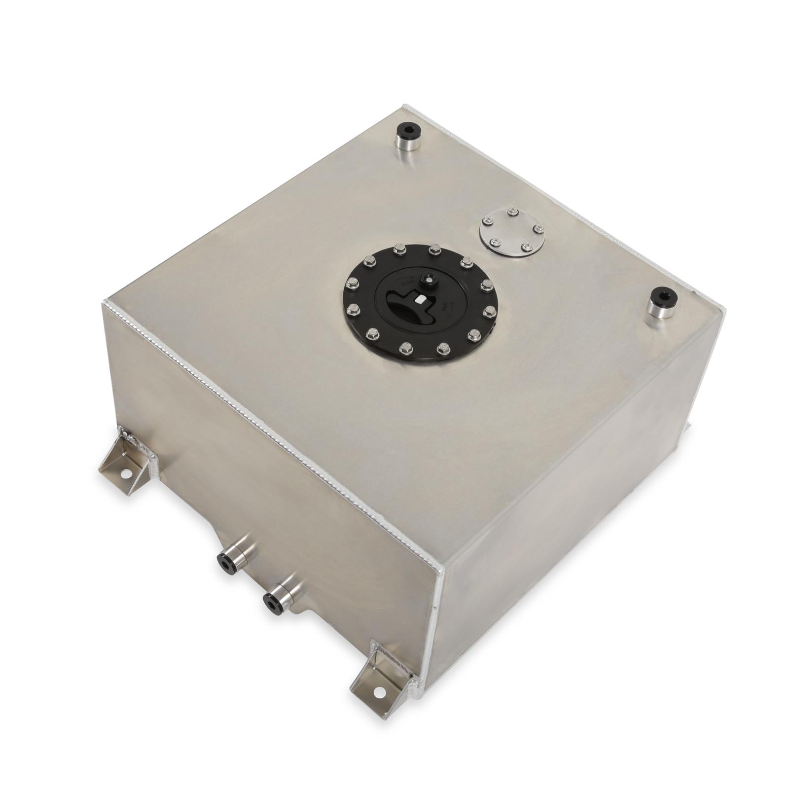 Holley Fuel Cells 19-212 Cells, Aluminum, 10 Gallon, Rear Sump, 17 in. Long, 17 in. Wide, 9 in. Tall, -10 AN, ORB Ports, Anti-Slosh Foam, 0-90 ohm, Sending Unit, Each thumbnail 5