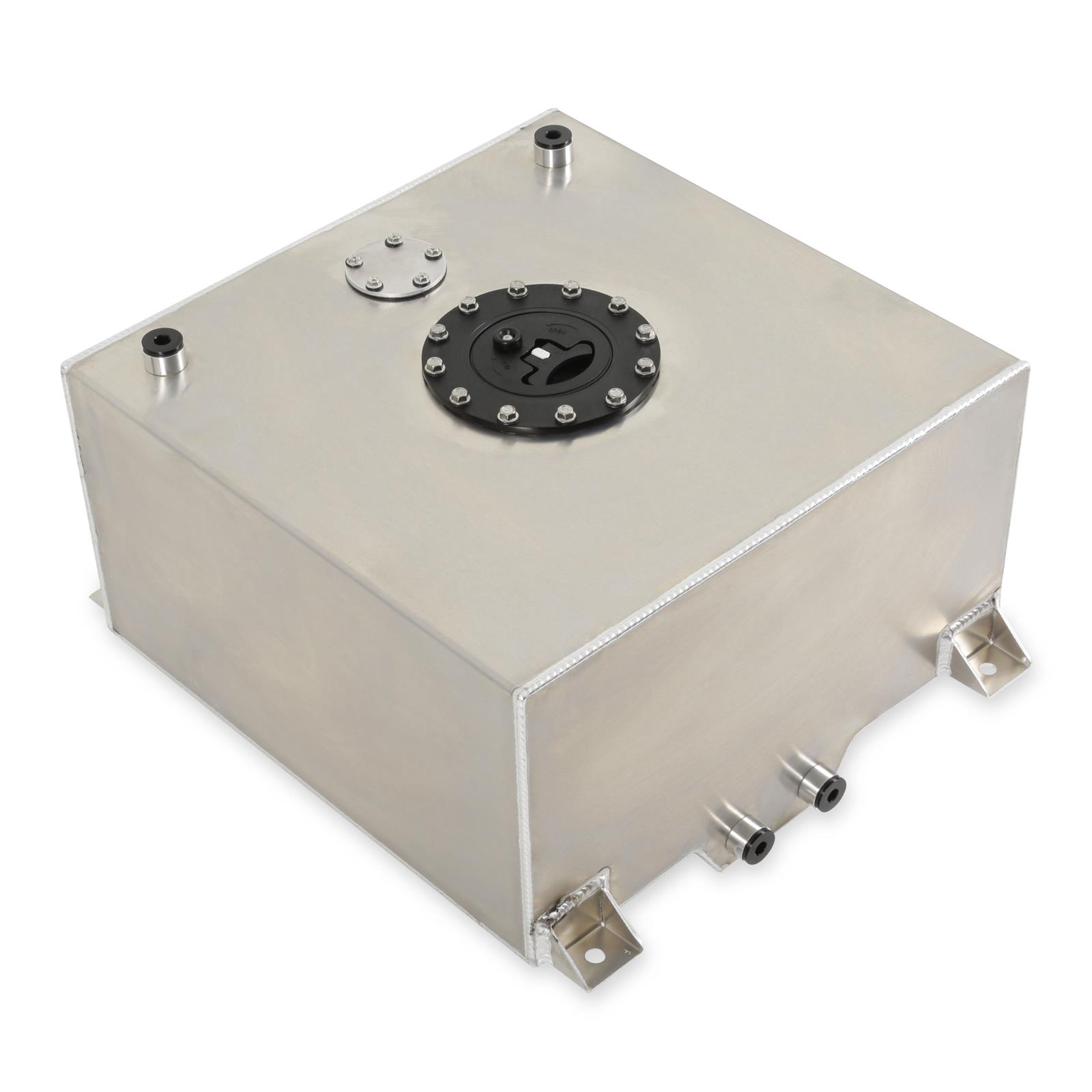 Holley Fuel Cells 19-212 Cells, Aluminum, 10 Gallon, Rear Sump, 17 in. Long, 17 in. Wide, 9 in. Tall, -10 AN, ORB Ports, Anti-Slosh Foam, 0-90 ohm, Sending Unit, Each thumbnail 2