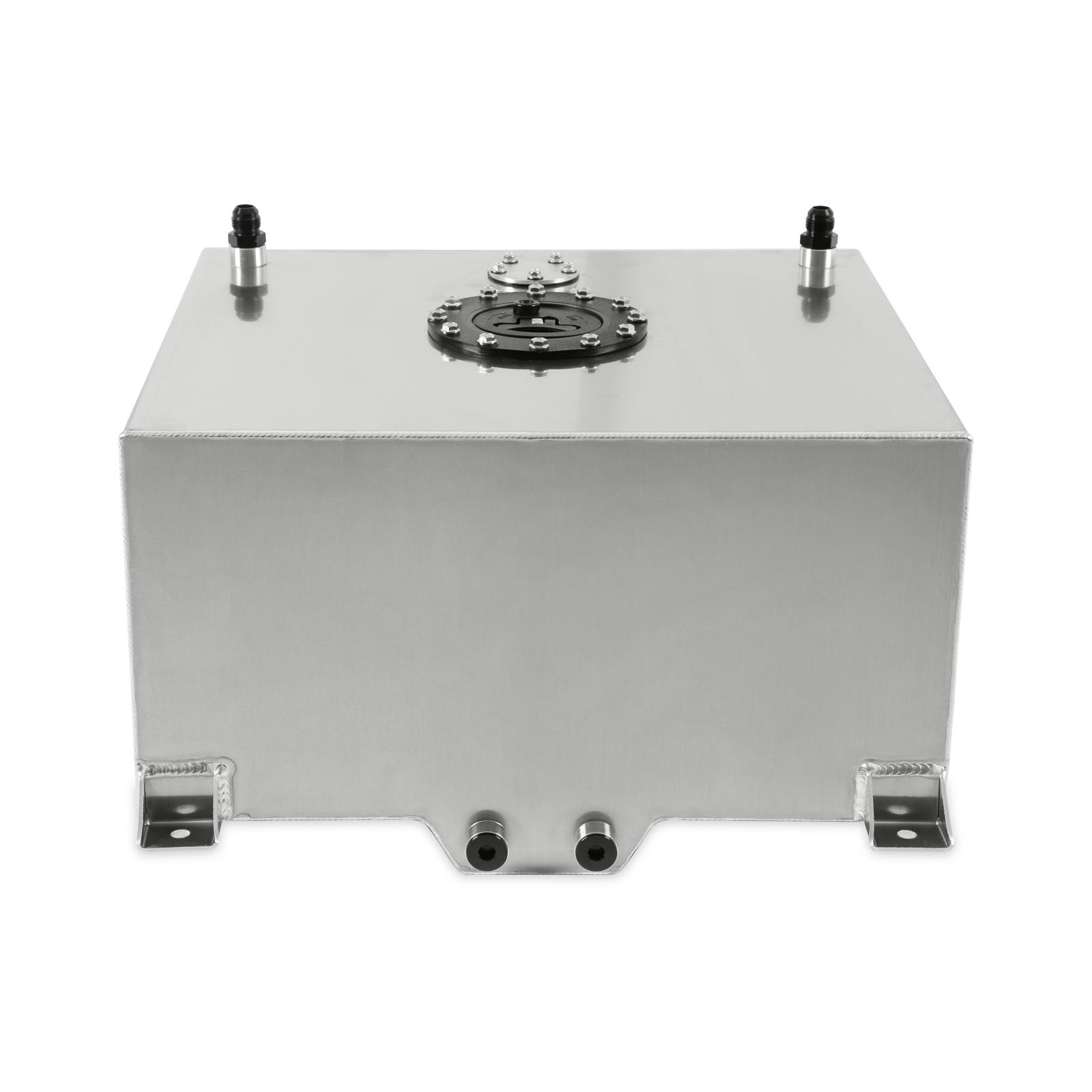 Holley Fuel Cells 19-214 Cells, Aluminum, 15 Gallon, Rear Sump, 20 in. Long, 18 in. Wide, 10 in. Tall, -10 AN, ORB Ports, Anti-Slosh Foam, 0-90 ohm, Sending Unit, Each thumbnail 2