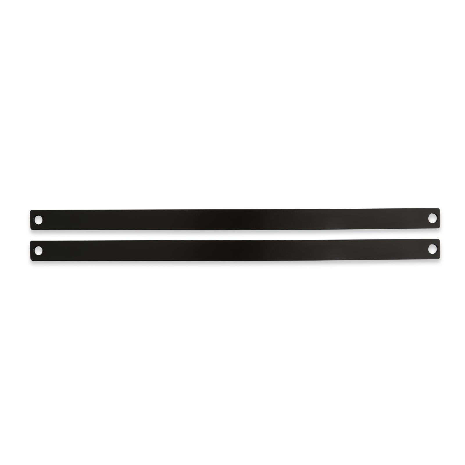 Holley Fuel Cell Mounting Straps 19-221 Mounts, Steel Straps, 1/8 in. Thick, Black, E-coated, Rubber Isolator Strips, Hardware included, for 10 Gallon Cell, Kit thumbnail 3