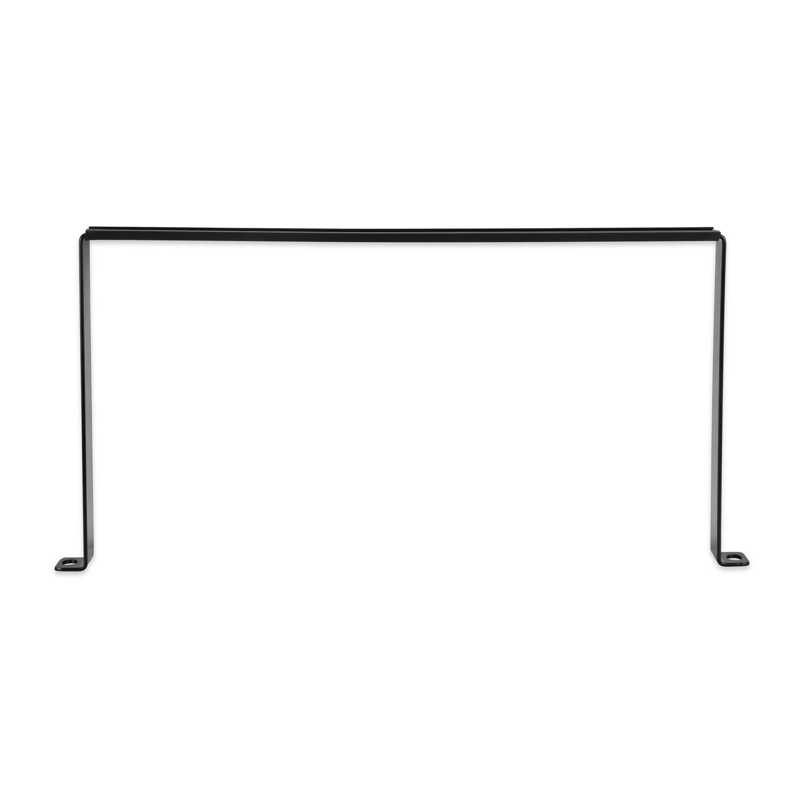 Holley Fuel Cell Mounting Straps 19-222 Mounts, Steel Straps, 1/8 in. Thick, Black, E-coated, Rubber Isolator Strips, Hardware included, for 15 Gallon Cell, Kit thumbnail 5