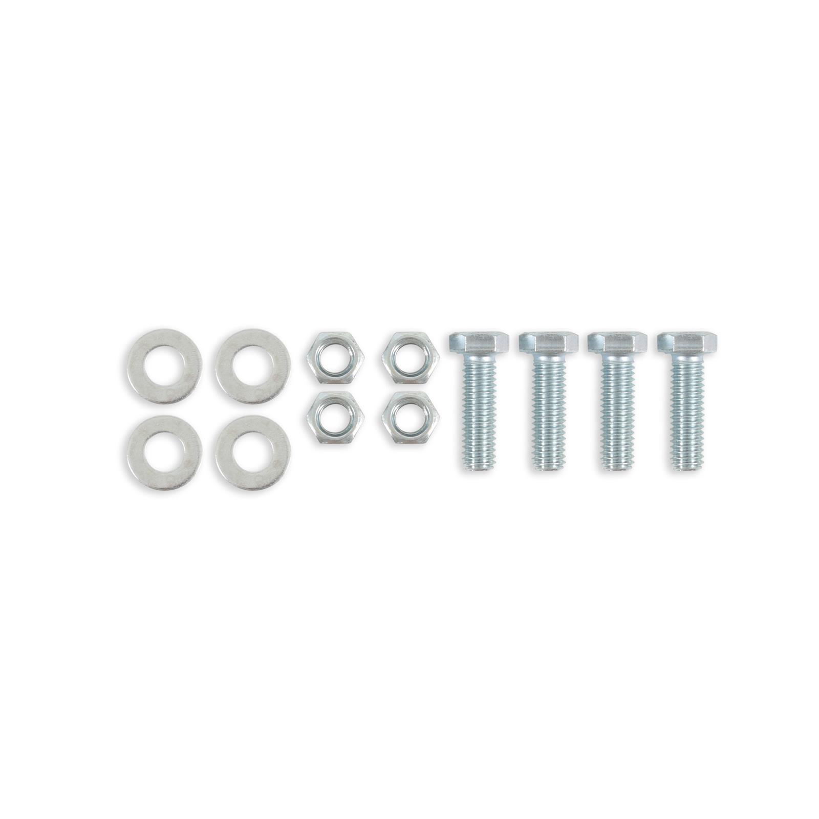 Holley Fuel Cell Mounting Straps 19-223 Mounts, Steel Straps, 1/8 in. Thick, Black, E-coated, Rubber Isolator Strips, Hardware included, for 20 Gallon Cell, Kit thumbnail 2