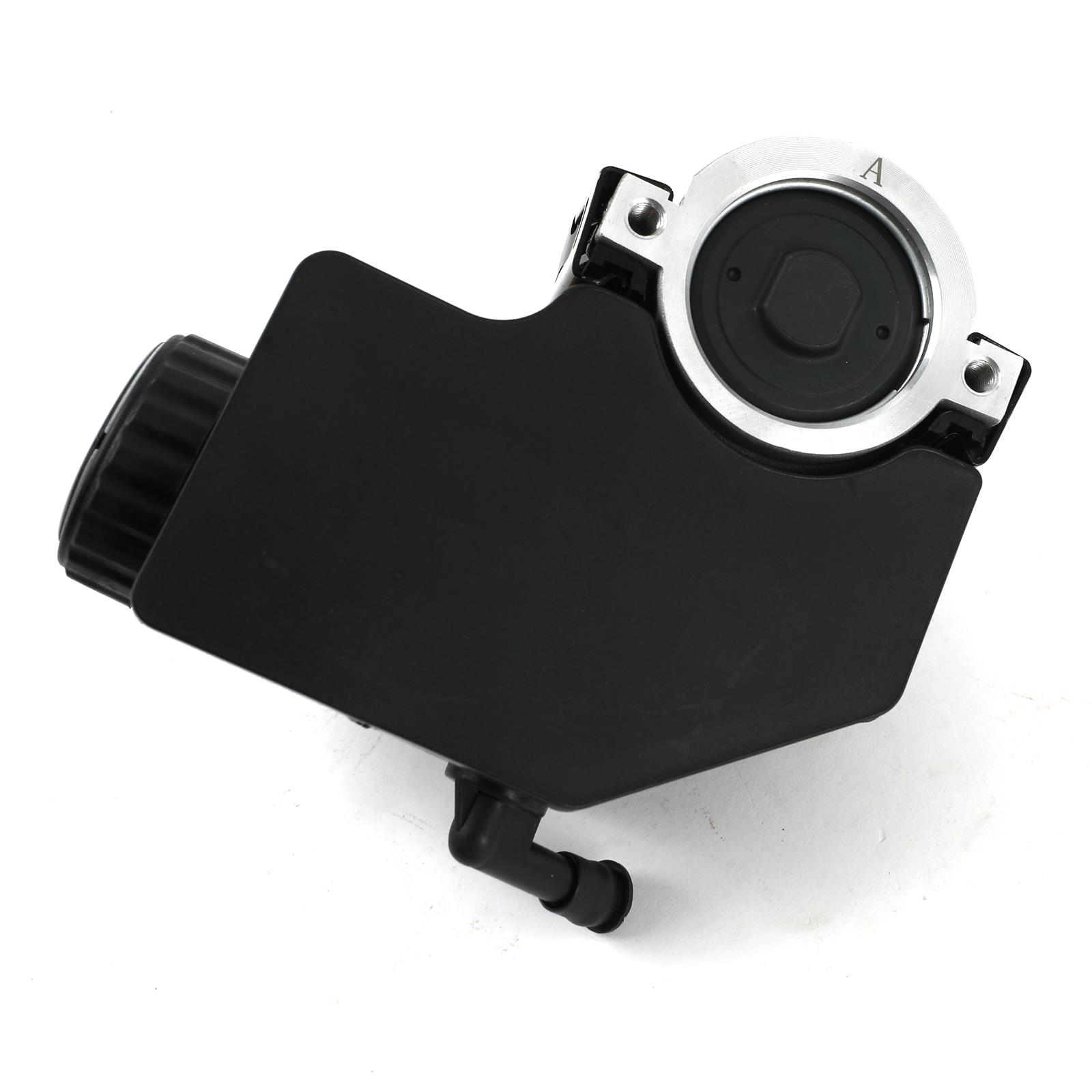 Holley Power Steering Pumps 198-104 Pumps, Saginaw TC Series, Natural Finish, Reservoir, Black, Hose Barb Inlet, M16x1.5 Outlet, Pump Only, Chrysler, Dodge, Jeep Ram, Each thumbnail 3