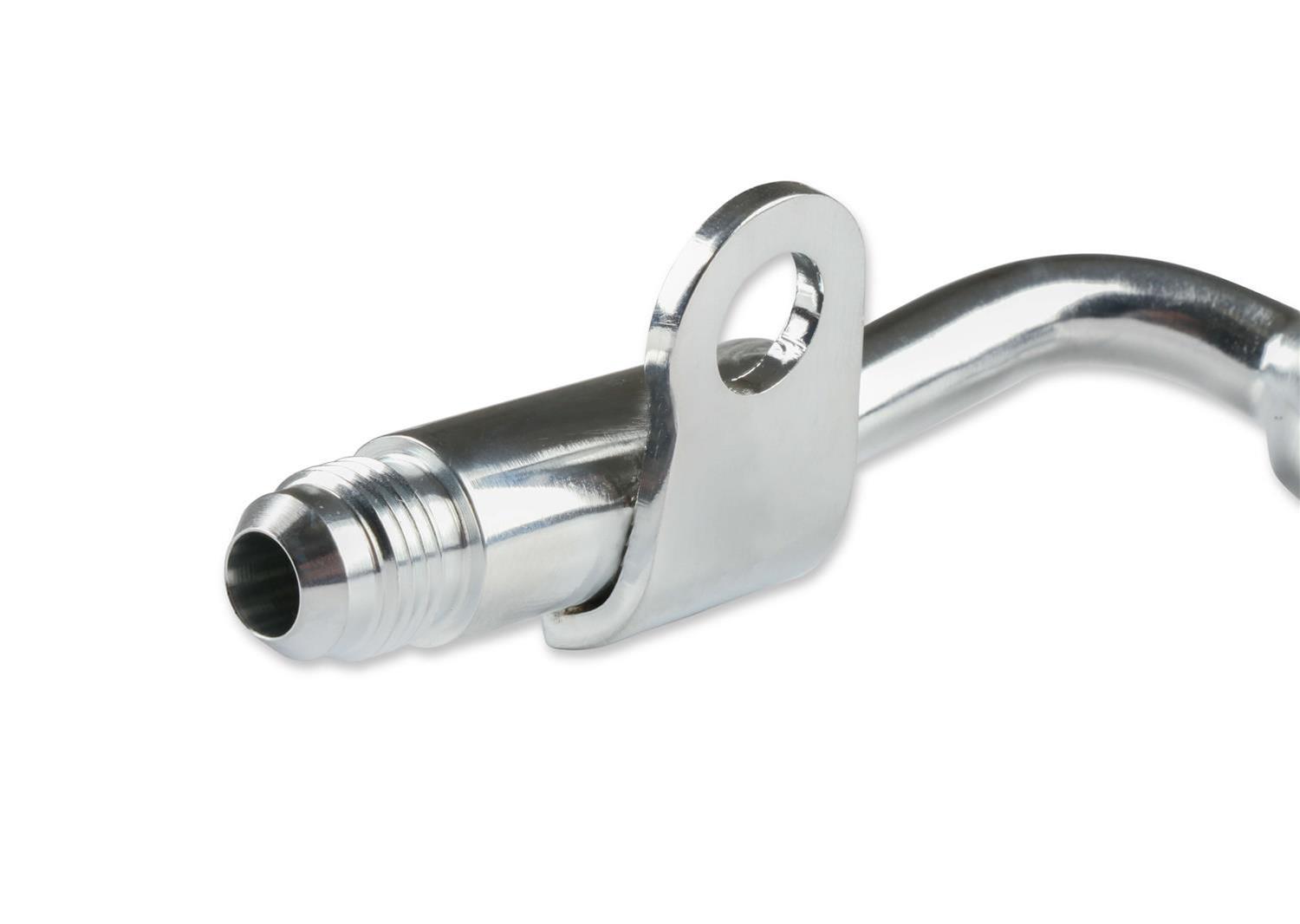 Holley Power Steering Hoses and Lines 198-201 Lines, Steering, 6 AN Hardline, Steel, Zinc Plated, for LT4 Accessory Drive, Each thumbnail 3