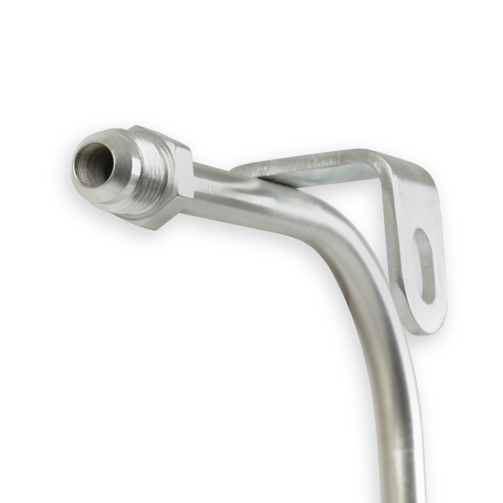 Holley Power Steering Hard Lines 198-207 Hoses and Lines, Steering, -6 AN, Steel, Zinc Plated, Banjo Bolt, Crush Washers, Chevy, 6.2L, Saginaw Type II, LSA Accessory Drive, Each thumbnail 3