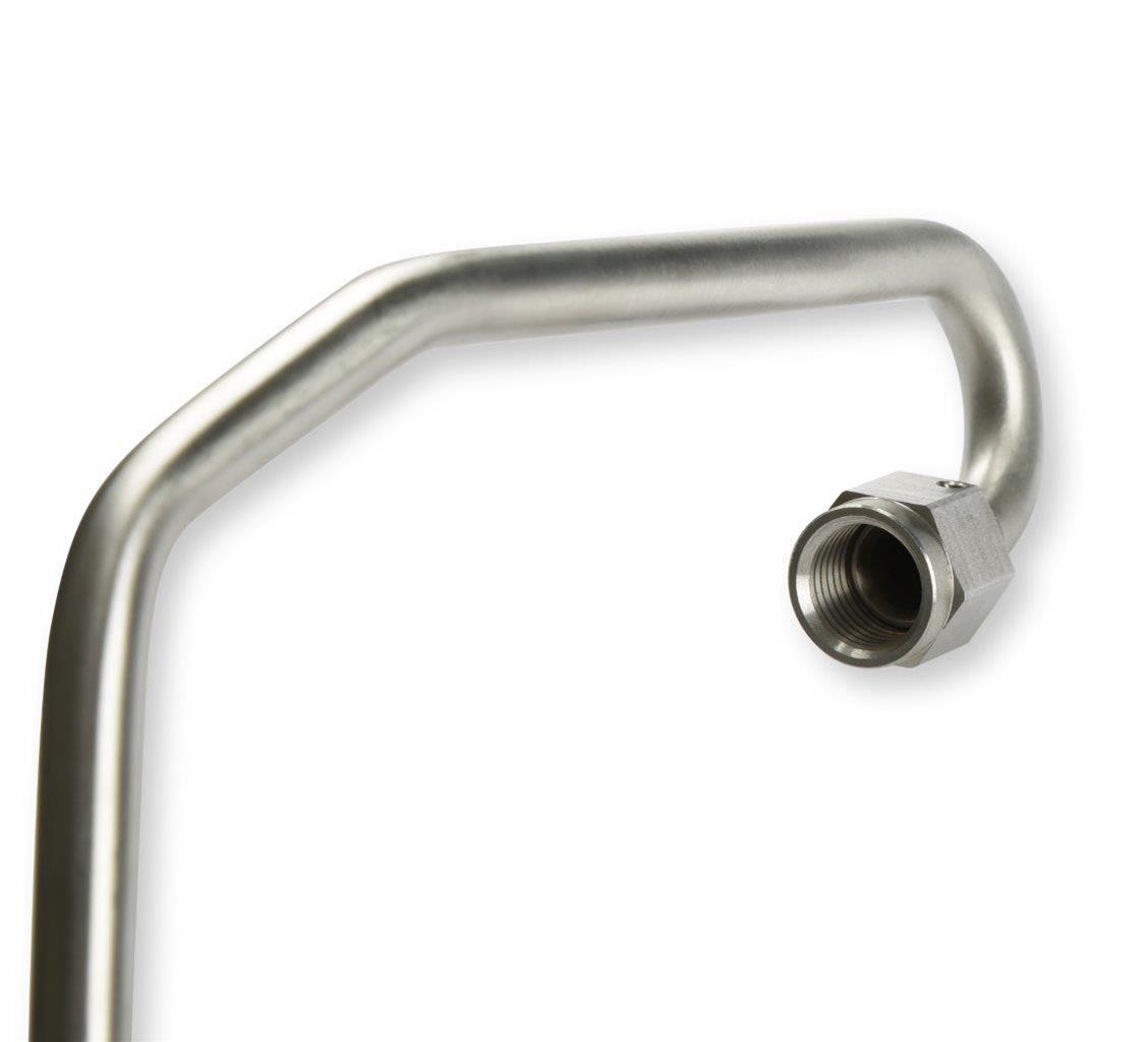 Holley Power Steering Hard Lines 198-231 Hoses and Lines, Steering, Hardlines, Steel, Nickel Plated, 6 AN Female, Dodge, Plymouth, A-Body, 345-392ci, Hemi, Pair thumbnail 5