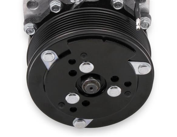 Holley Sanden Air Conditioning Compressors 199-105 Compressors, 508 Type, Aluminum, Polished, Clutch, 6-Groove, Serpentine Pulley, Each thumbnail 3