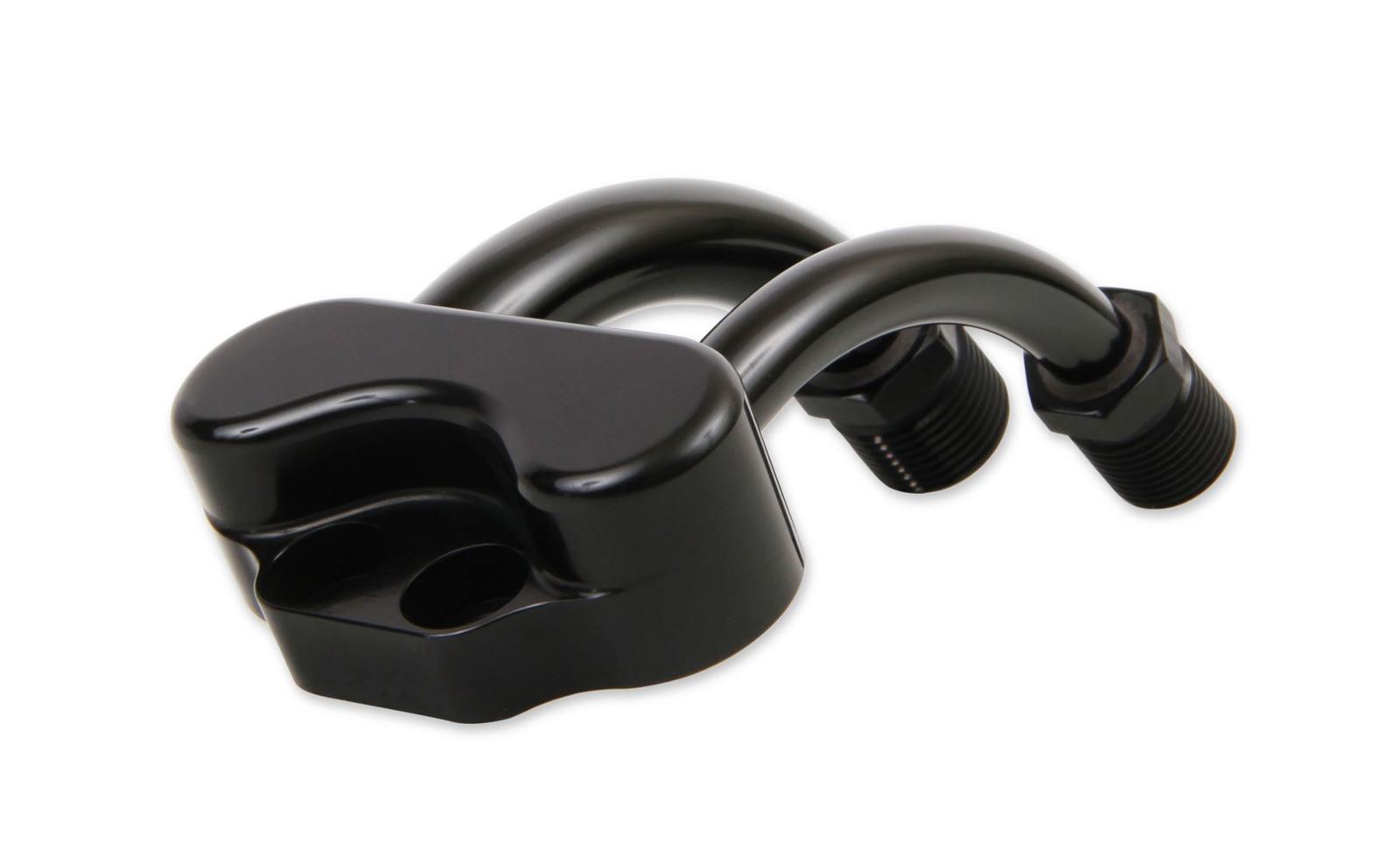 Holley Air Conditioner Compressor Manifolds 199-201BK Manifold Fittings, SD7 Conditioning Compressor, Black, Each thumbnail 3
