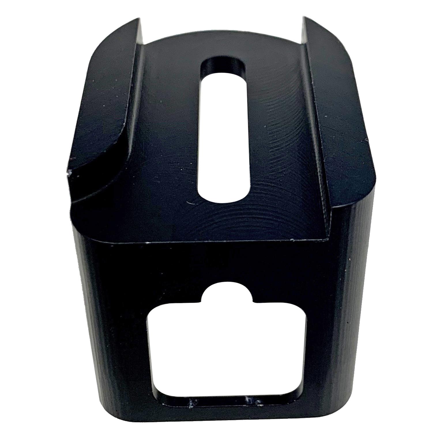 Holley 20-112 Billet Aluminum Throttle Cable Bracket - Black Anodized For 4150/4160 Carburetors