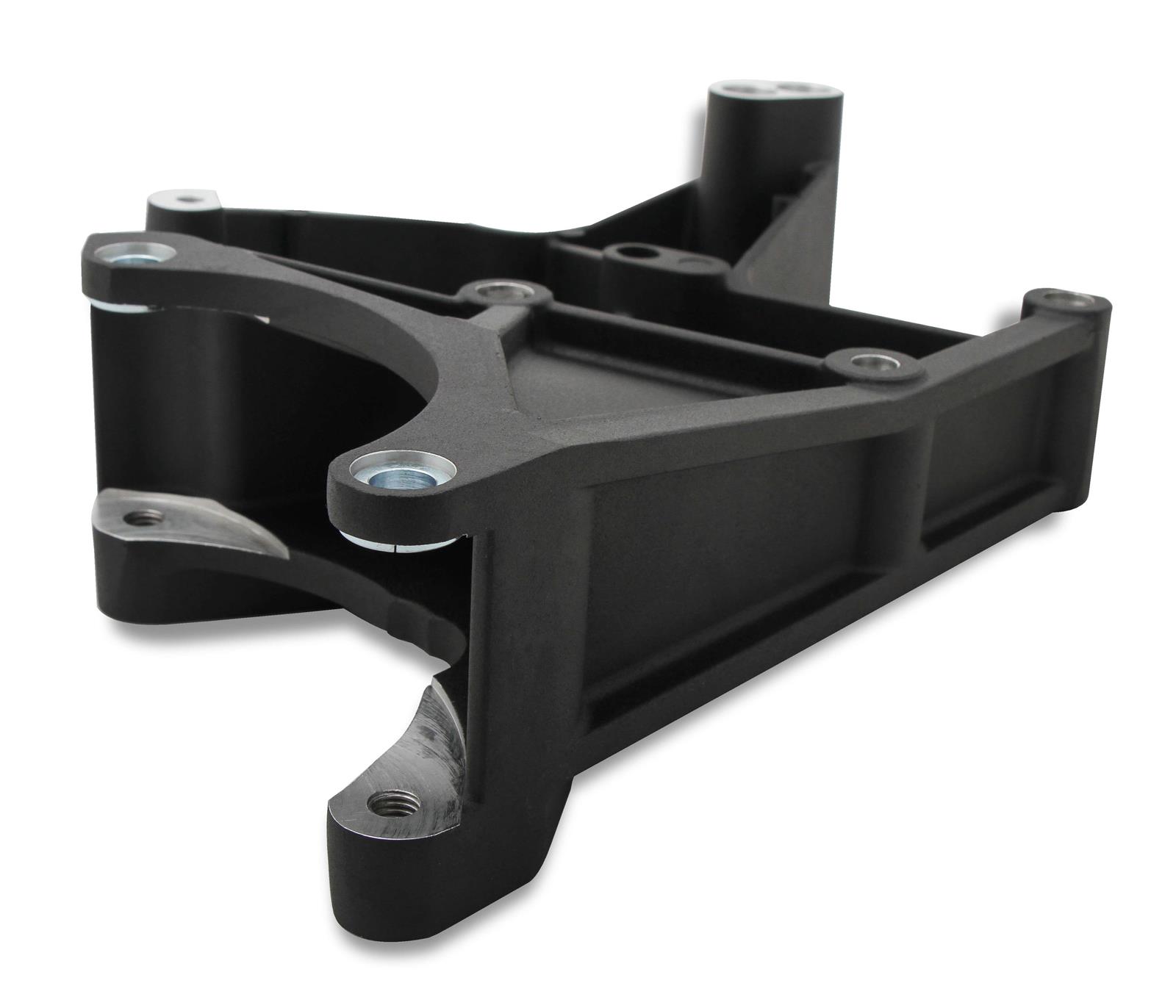 Holley LS Engine Accessory Drive Kits 20-132BK Bracket Kits, for Sanden SD508 or SD7 Compressor, Aluminum, Black, Chevy, Small Block LS, Kit