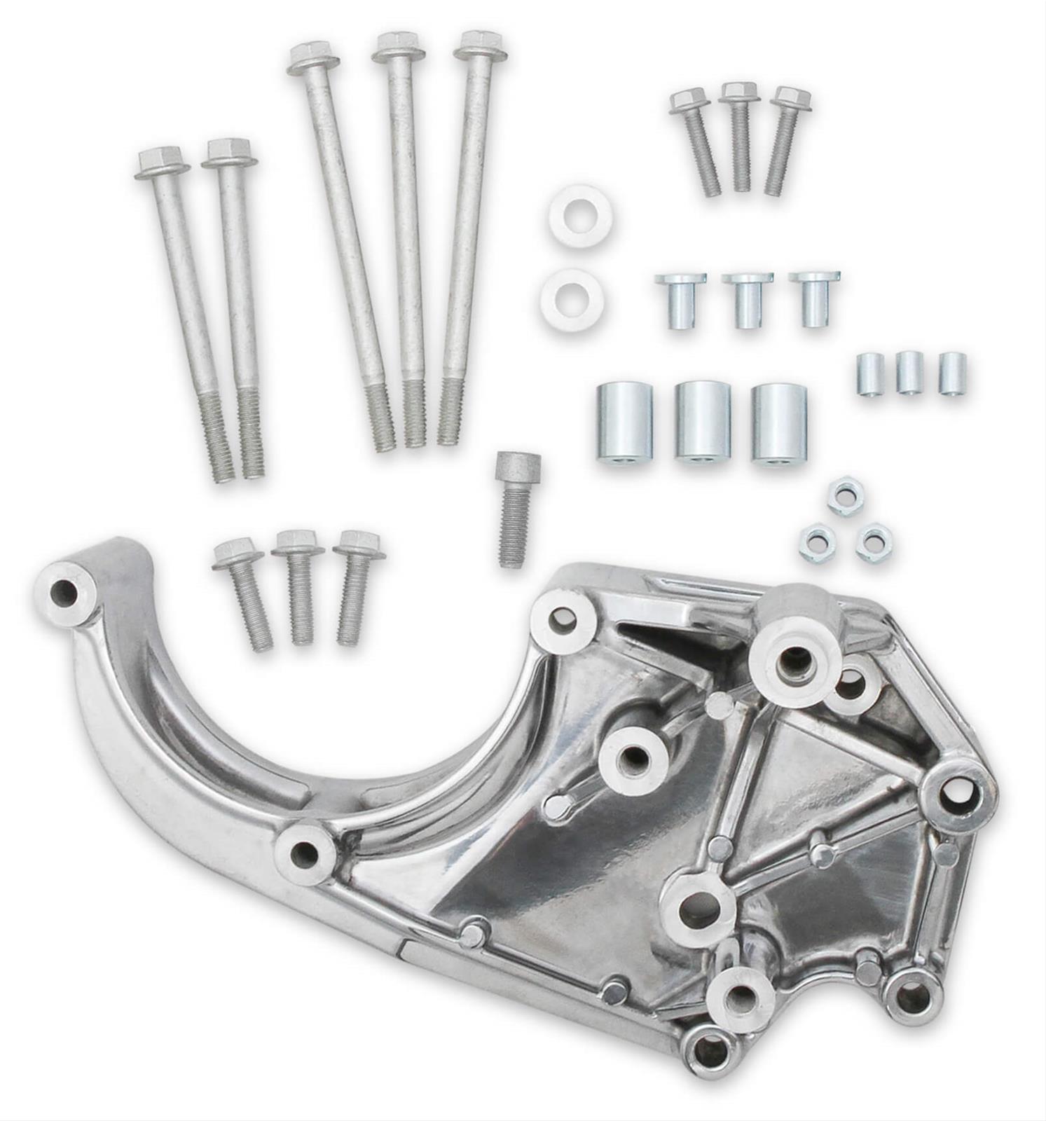 Holley 20134P Holley LS Engine Air Conditioner Brackets Summit Racing
