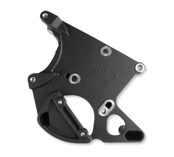 Holley LS Engine Swap Accessory Drive Systems 20-136BK Pulley Kits, Swap, Serpentine, Alternator, Power Steering, A/C, GM Type 2, 130 Amp Alternator, Black, Kit thumbnail 6
