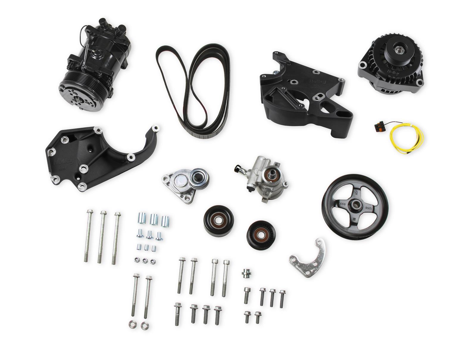 Holley 20137BK Holley LS Engine Swap Accessory Drive Systems Summit