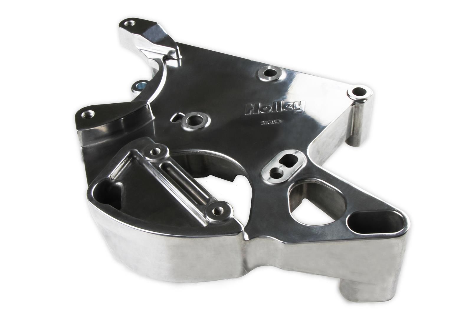 Holley LS Engine Swap Accessory Drive Systems 20-137P Pulley Sets, Serpentine, System, Sanden 508 A/C Only, Polished, Chevy, GMC, V8, Kit thumbnail 3