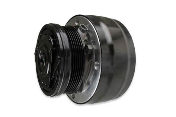 Holley LS Engine Swap Accessory Drive Systems 20-140BK Systems, Swap, Serpentine, Black Air Conditioning Pulley, Compressor, Tensioner, Chevrolet, Small Block LS, Kit thumbnail 6