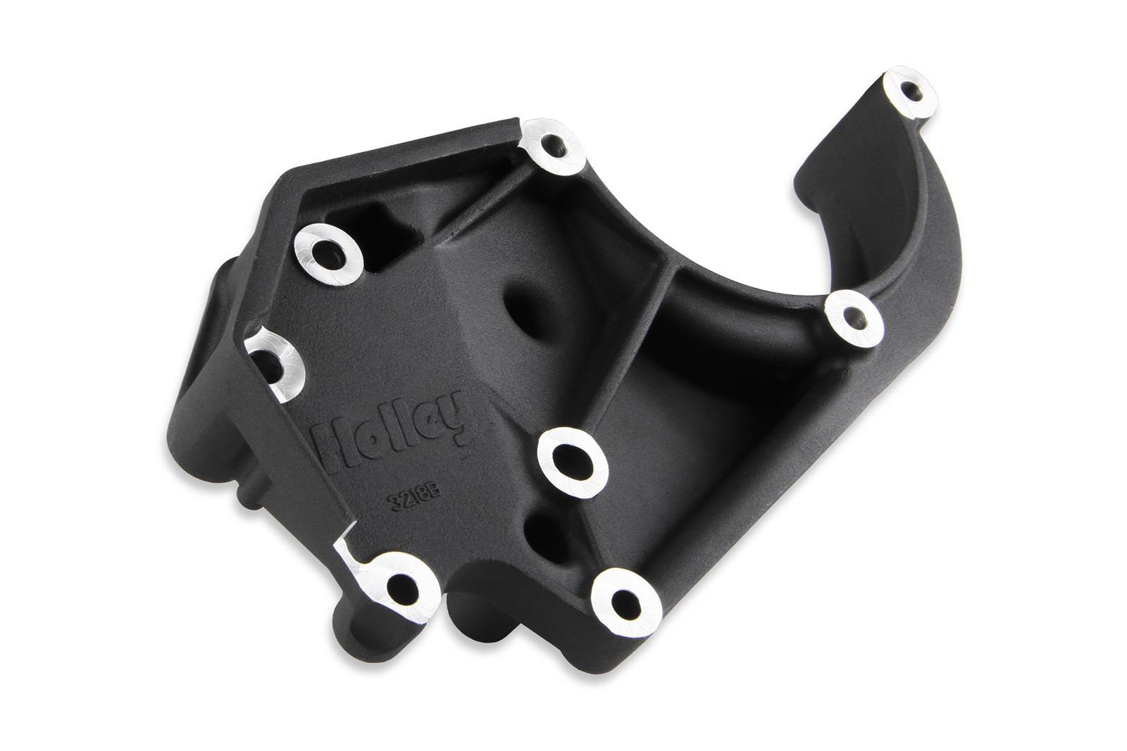 Holley LS Engine Swap Accessory Drive Systems 20-141BK Pulley Sets, Serpentine, System, Sanden 508 A/C Only, Black Powdercoated, Chevy, V8, Kit thumbnail 4