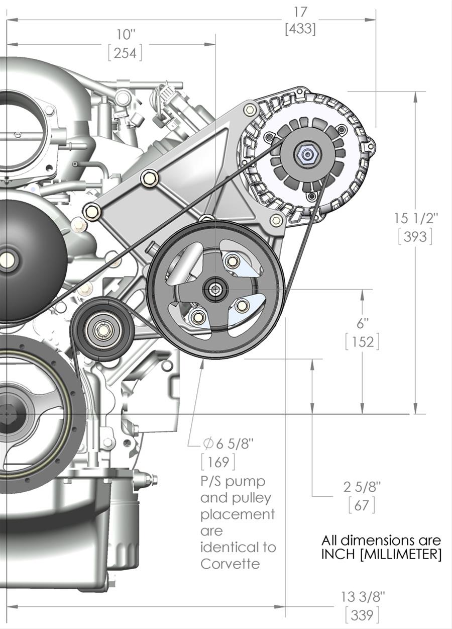 Holley 20-143 Holley LS Engine Swap Accessory Drive Systems | Summit Racing