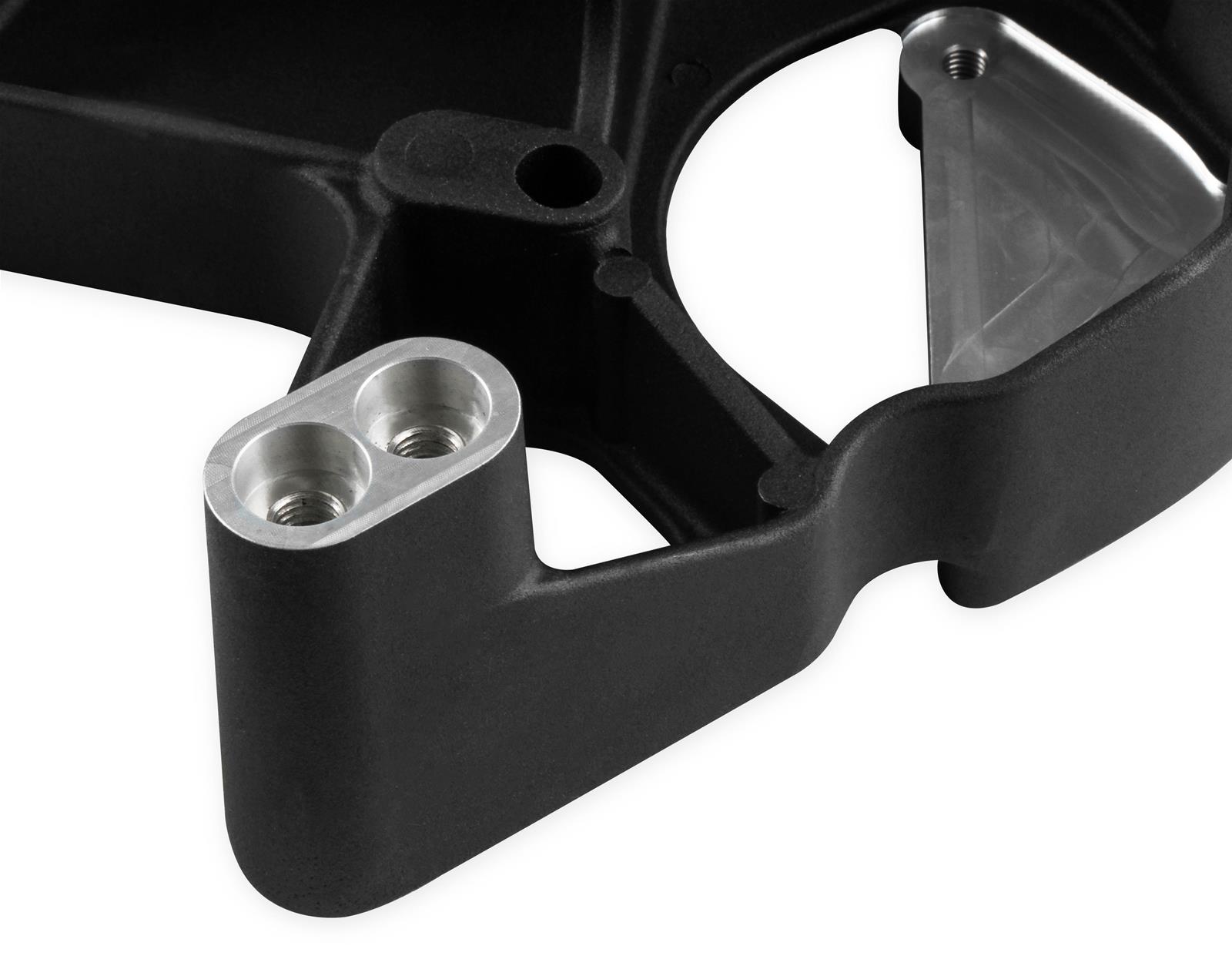 Holley LS Engine Swap Accessory Drive Systems 20-143BK Pulley Sets, Serpentine, System, Without A/C, Black Powdercoated, Chevy, V8, Kit thumbnail 4