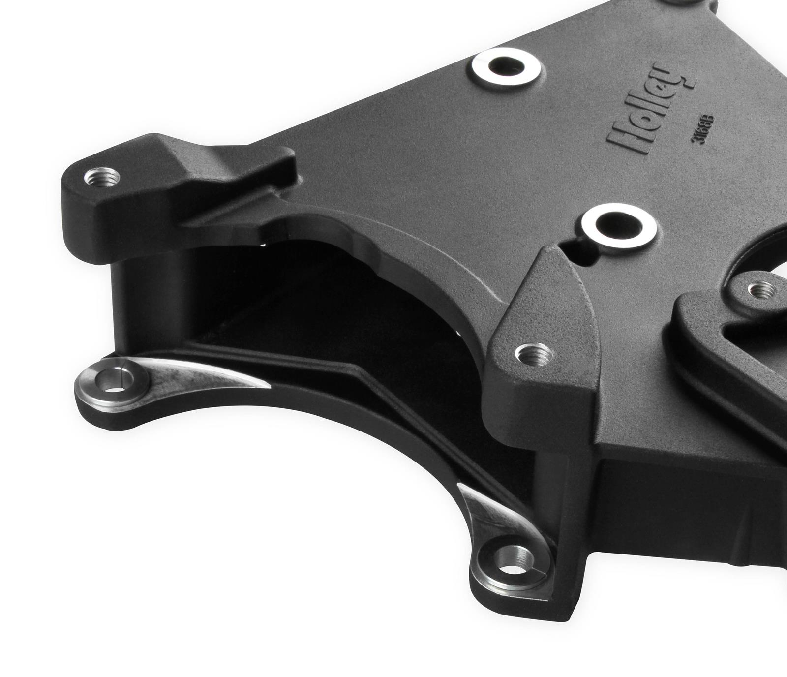 Holley LS Engine Swap Accessory Drive Systems 20-143BK Pulley Sets, Serpentine, System, Without A/C, Black Powdercoated, Chevy, V8, Kit thumbnail 2