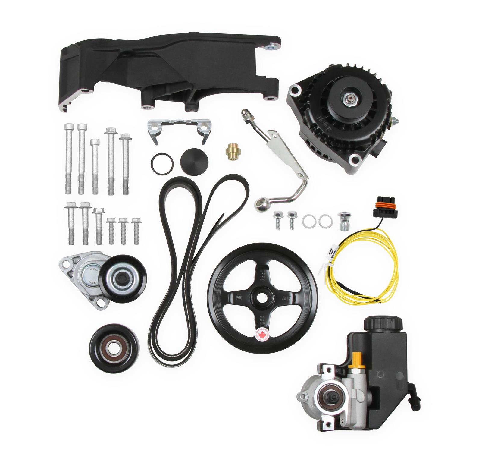 Holley 20156BK Holley LS Engine Swap Accessory Drive Systems Summit Racing