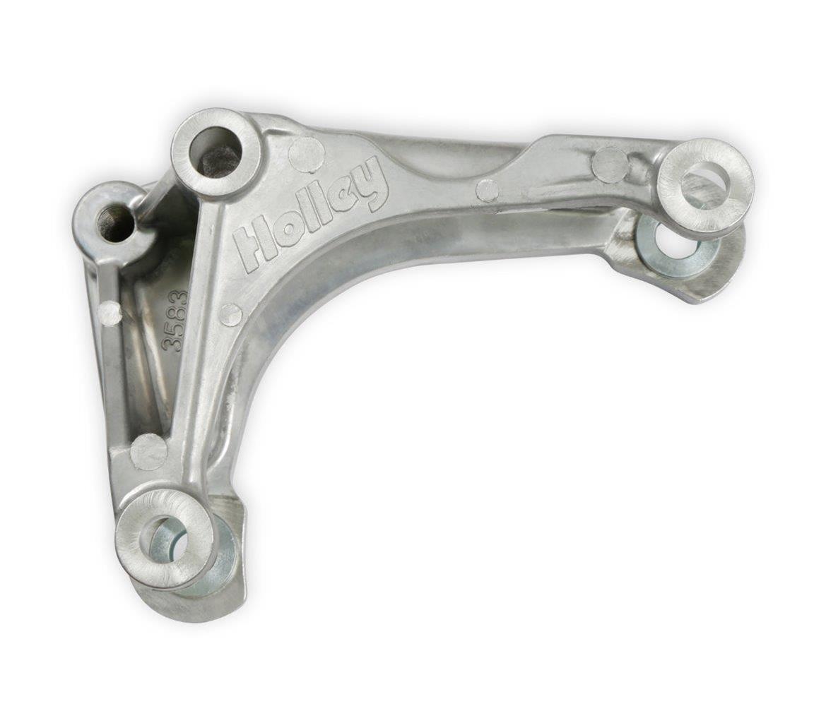 Holley Alternator Brackets 20-166 Brackets, Low-Mount, Aluminum, Natural, Chevy, Kit thumbnail 3