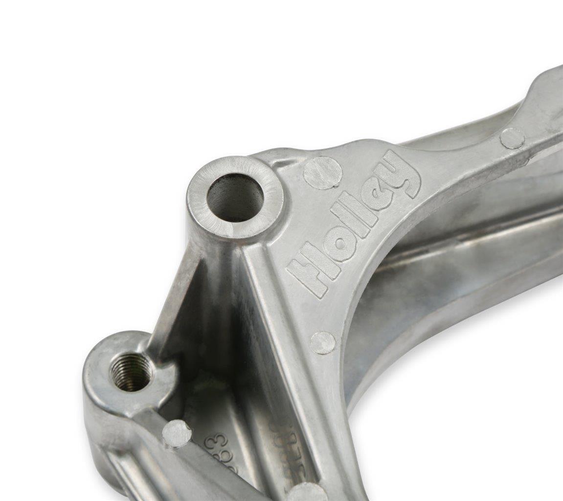 Holley Alternator Brackets 20-166 Brackets, Low-Mount, Aluminum, Natural, Chevy, Kit thumbnail 4