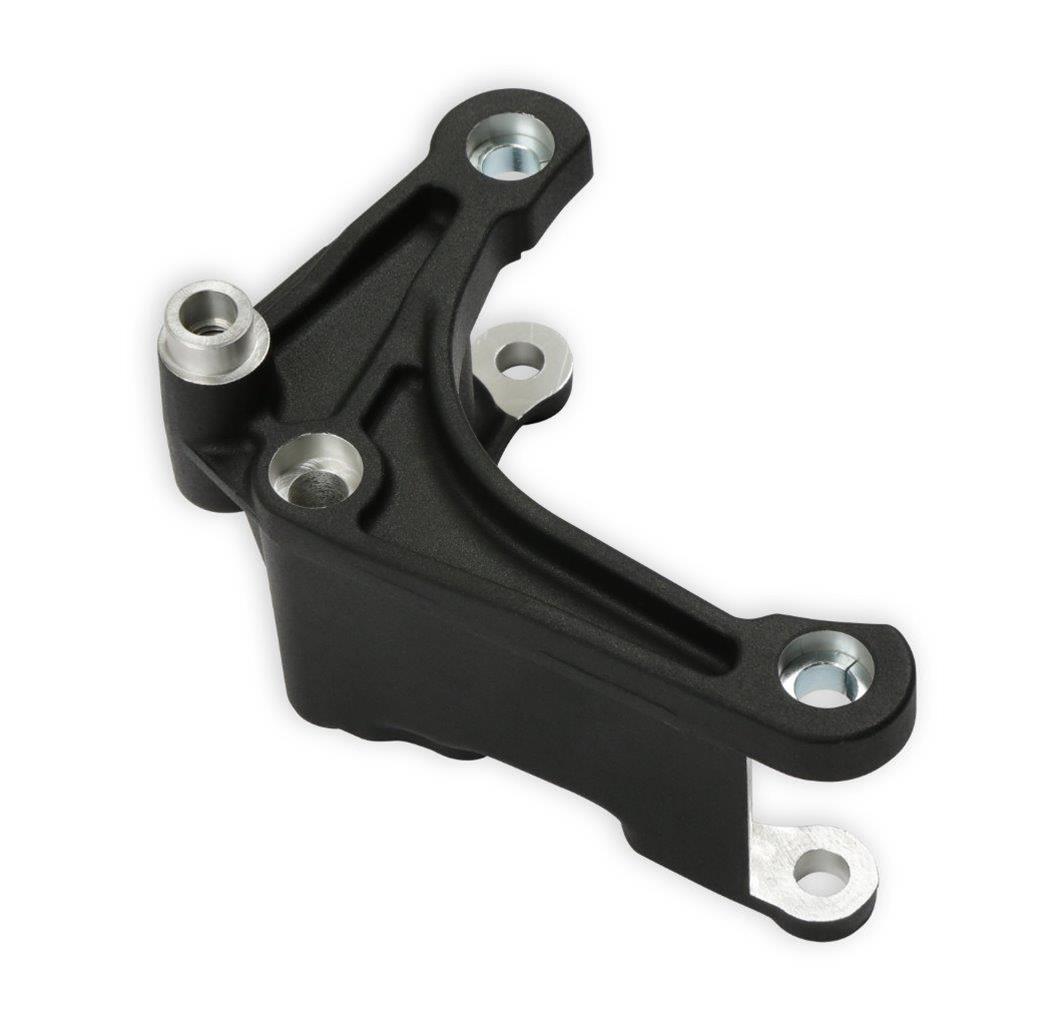 Holley Alternator Brackets 20-166BK Brackets, Low-Mount, Aluminum, Black, Chevy, Kit thumbnail 9