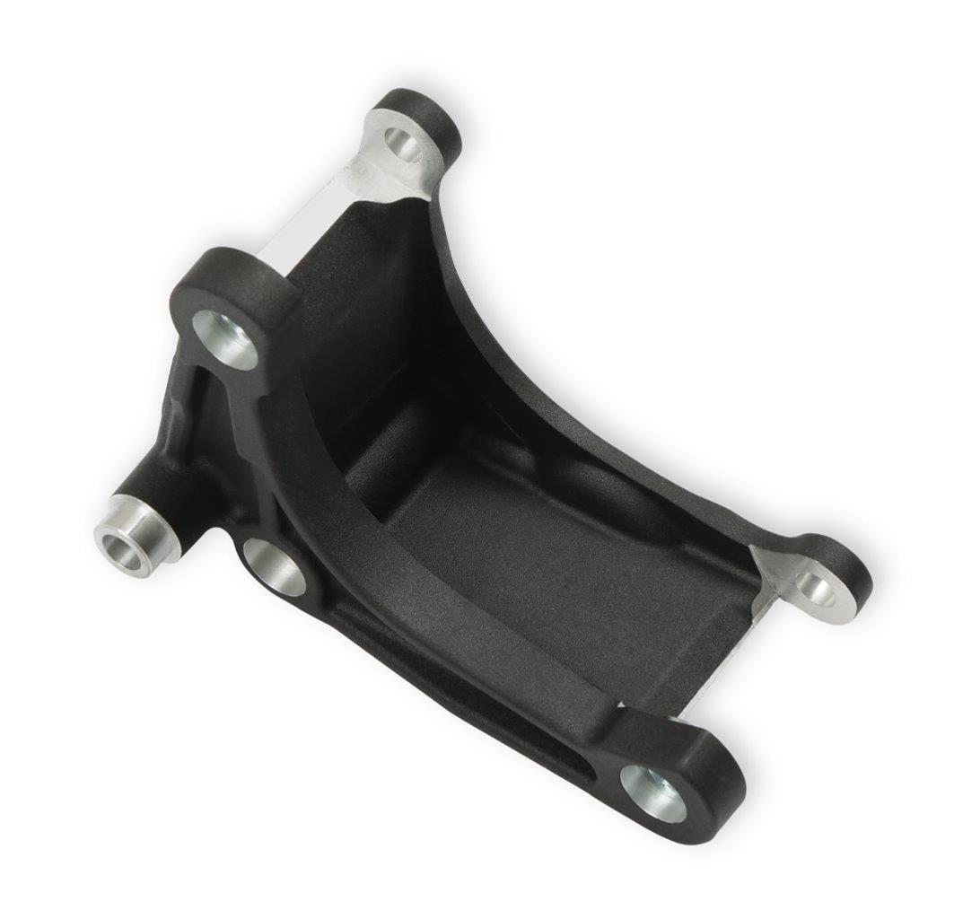 Holley Alternator Brackets 20-166BK Brackets, Low-Mount, Aluminum, Black, Chevy, Kit thumbnail 8