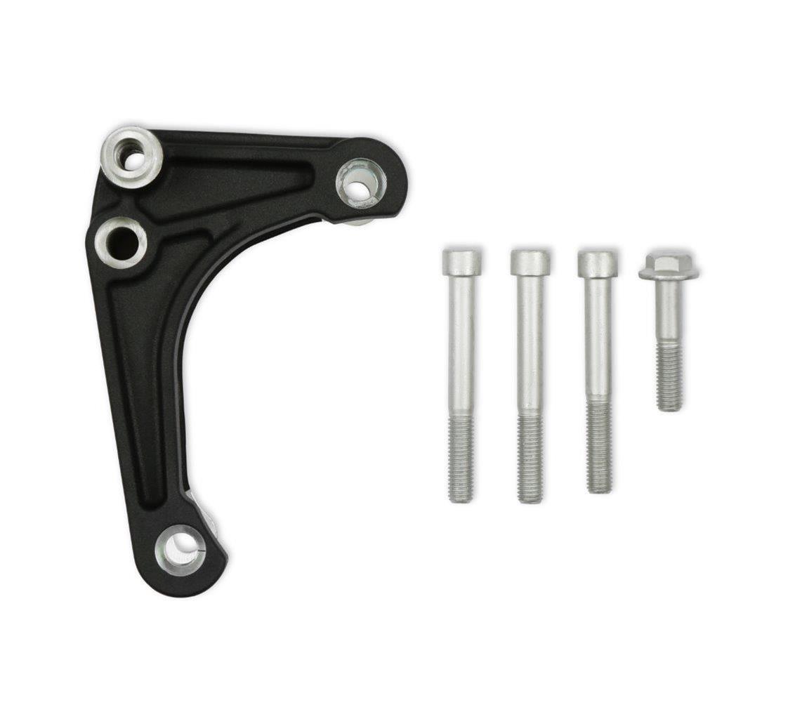 Holley Alternator Brackets 20-166BK Brackets, Low-Mount, Aluminum, Black, Chevy, Kit thumbnail 4