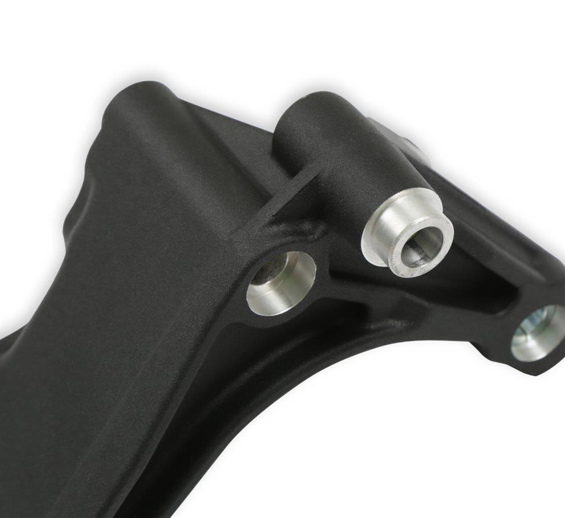 Holley Alternator Brackets 20-166BK Brackets, Low-Mount, Aluminum, Black, Chevy, Kit thumbnail 6