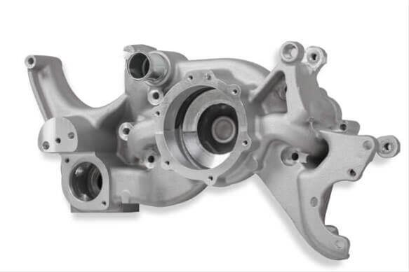 Holley Mid-Mount Complete Accessory Systems 20-190 Drive Systems, LS Mid-Mount, Serpentine, Alternator, Power Steering, Water Pump, AC, Pulleys, 6-groove, Natural Finish, Chevy, 4.8-7.0L, Kit thumbnail 5