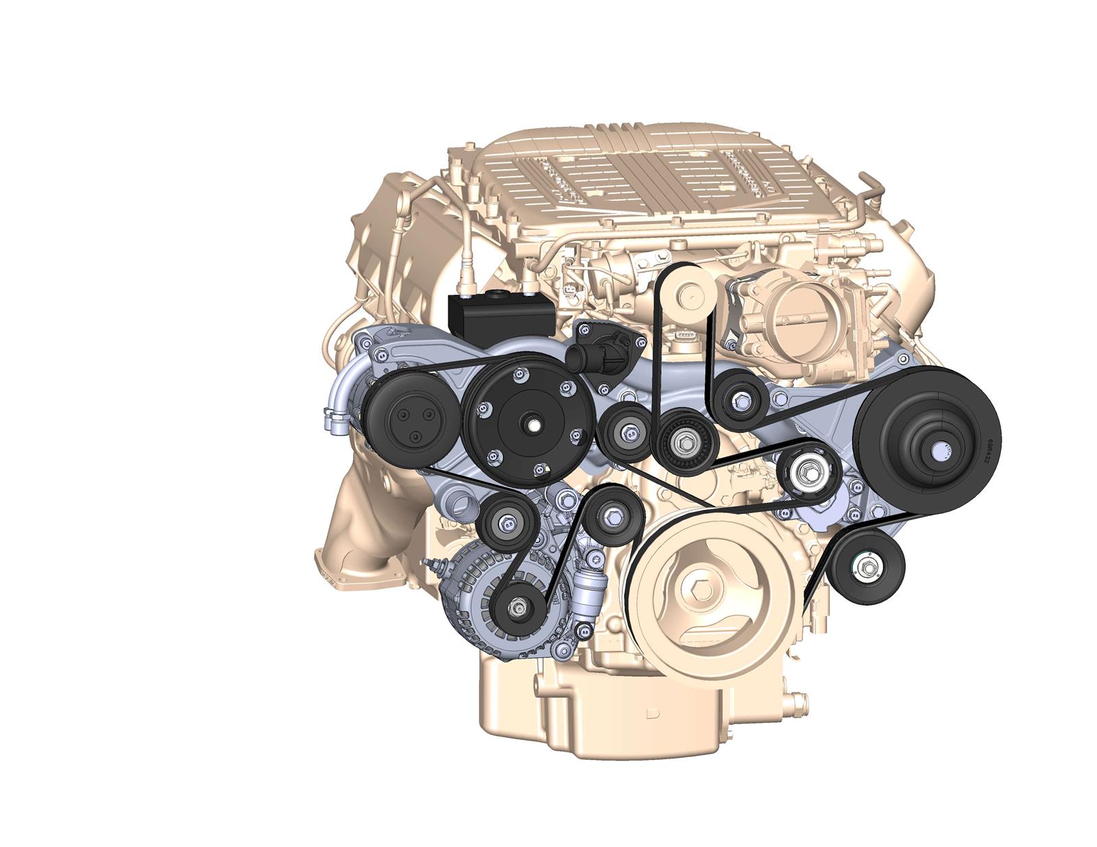 Holley Mid-Mount Complete Accessory Systems 20-221BK Drive Systems, LT Mid-Mount, Dry Sump, Serpentine, Alternator, Water Pump, Power Steering, A/C, Black Finish, Chevy, Gen V, 6.2L, Kit thumbnail 4