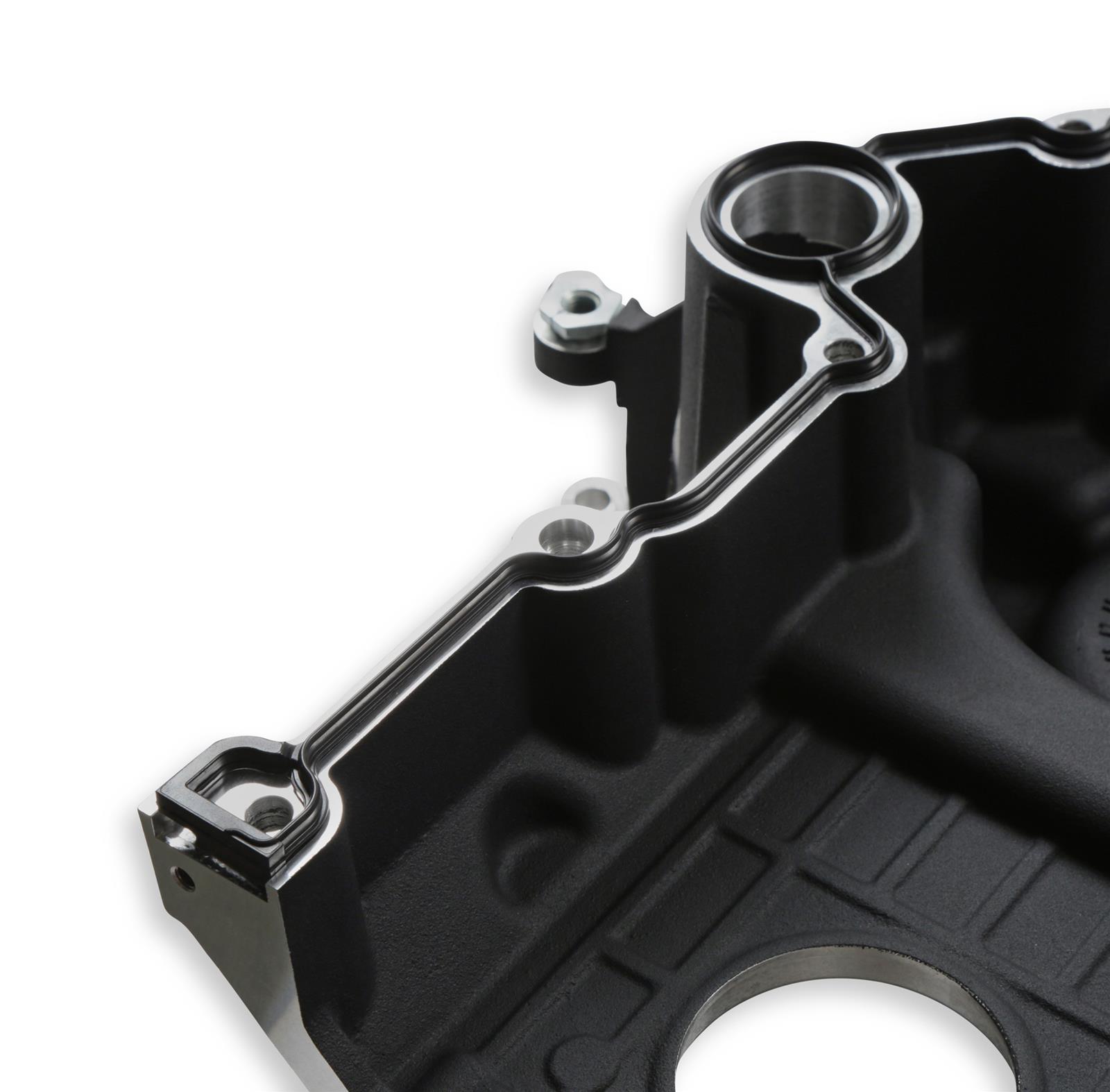 Holley Mid-Mount Complete Accessory Systems 20-291BK Drive Systems, Gen III, Hemi VVT, System, Black Finish, Alternator, A/C, P/S, Water Pump, Bolts, Chrysler, Dodge, 5.7L, 6.4L, Kit