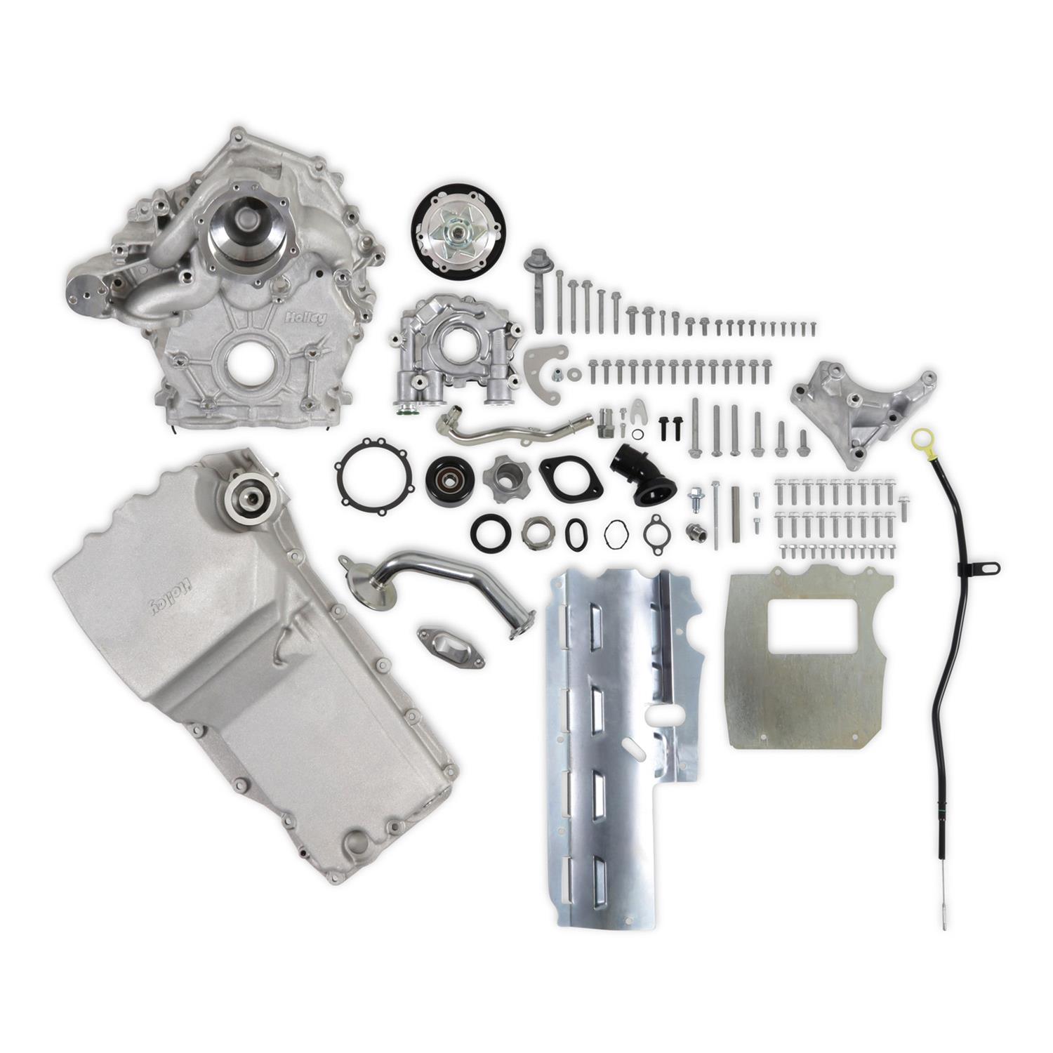 Holley Base Accessory Drive Kit for Ford 7.3L Godzilla Holley Base Accessory Drive Kit for Ford 7.3L Godzilla