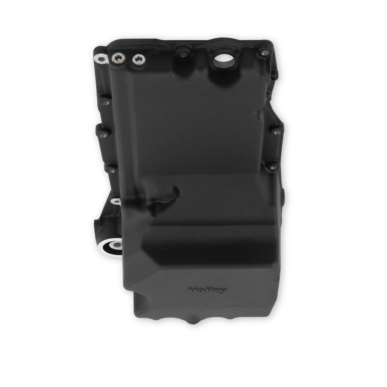 Holley Ford 7.3L Godzilla High-Mount Accessory Drive Base Kits 20-320BK Systems, Kit, Oiling System, Serpentine, Black Powdercoated Finish, Godzilla, Kit thumbnail 7