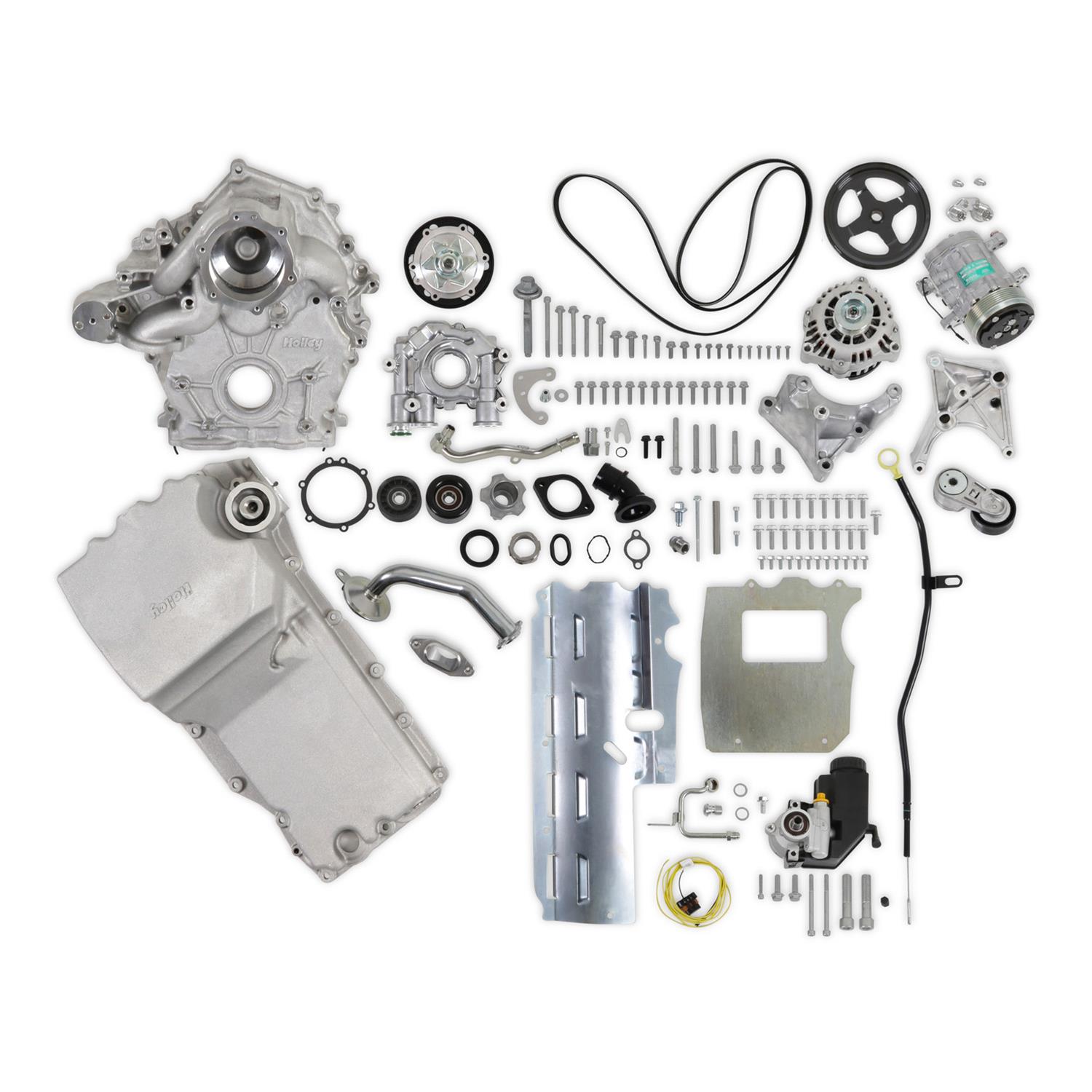 Holley Complete Accessory Drive Kit Ford 7.3L Godzilla Holley Complete Accessory Drive Kit Ford 7.3L Godzilla