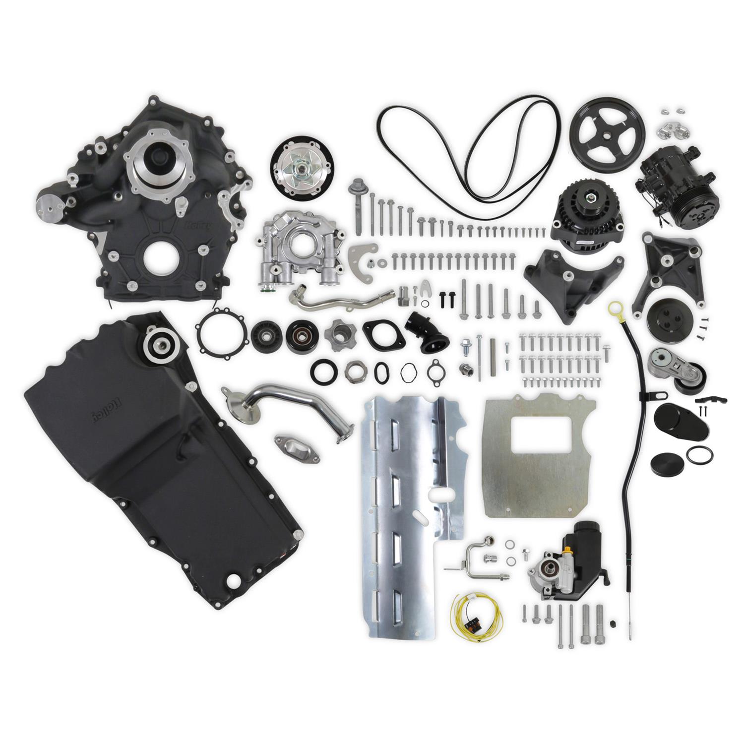 Holley Complete Accessory Drive Kit Ford 7.3L Godzilla Holley Complete Accessory Drive Kit Ford 7.3L Godzilla