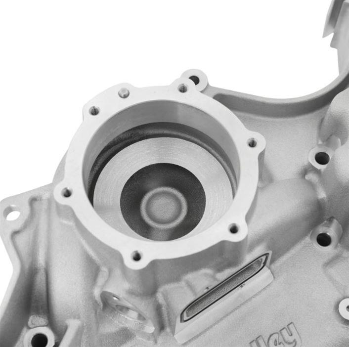 Holley Ford Mid-Mount Accessory Drive Systems 20-370 Systems, Mid-Mount, Serpentine, 150 Amp Alternator, GM Type 2 Power Steering, SD-7, Natural Finish, Ford, Kit thumbnail 2