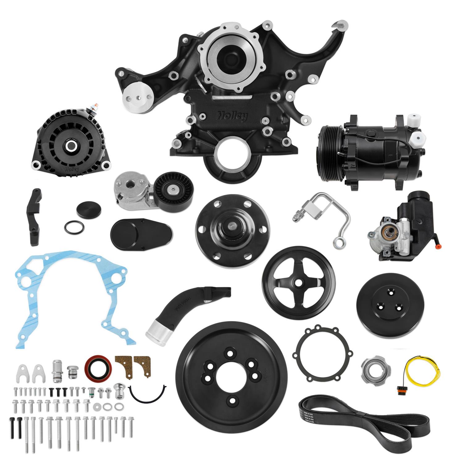 Holley 20-370BK Holley Ford Mid-Mount Accessory Drive Systems