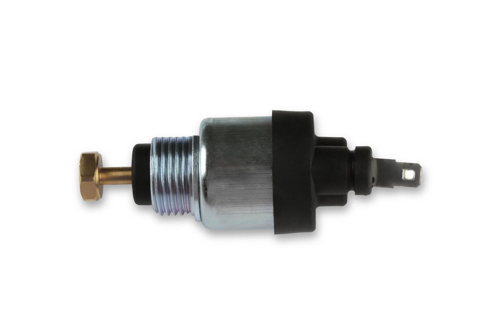 Holley Street Warrior Throttle Solenoid and Bracket Kits 20-92 Carburetor Brackets, Warrior, Stainless Steel Bracket, Zinc Plated, Kit thumbnail 2
