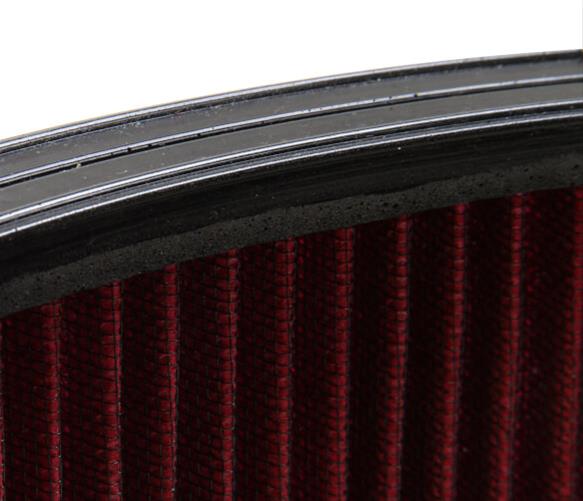 Holley Replacement Air Filter Elements 220-30 Elements, Reusable, Round, Cotton Gauze, Red, 16 in. Diameter, 3 in. Tall, Each